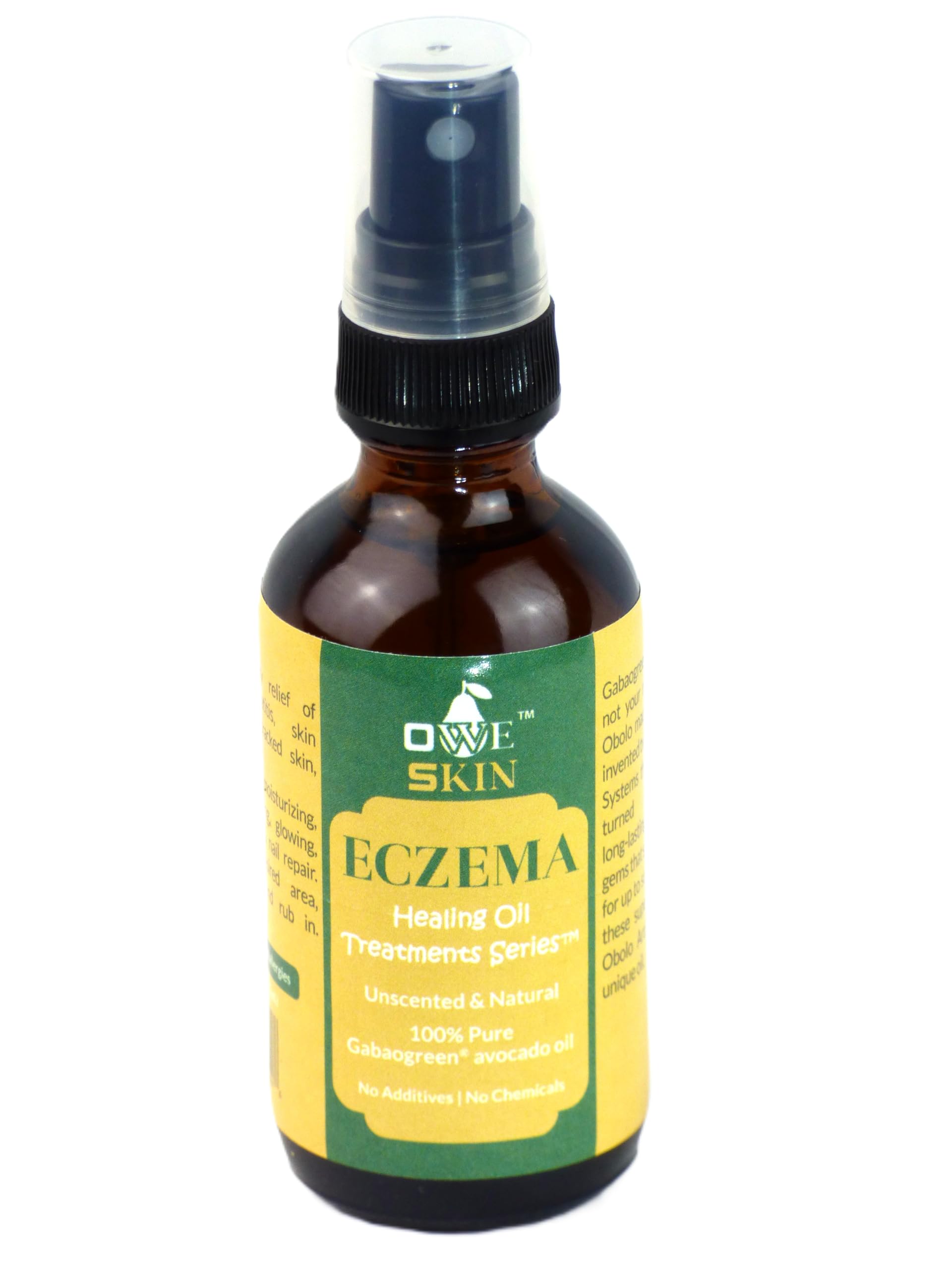 Owe-Skin Eczema Healing Oil, Unscented & Natural, 100% Pure Long-lasting Avocado Oil