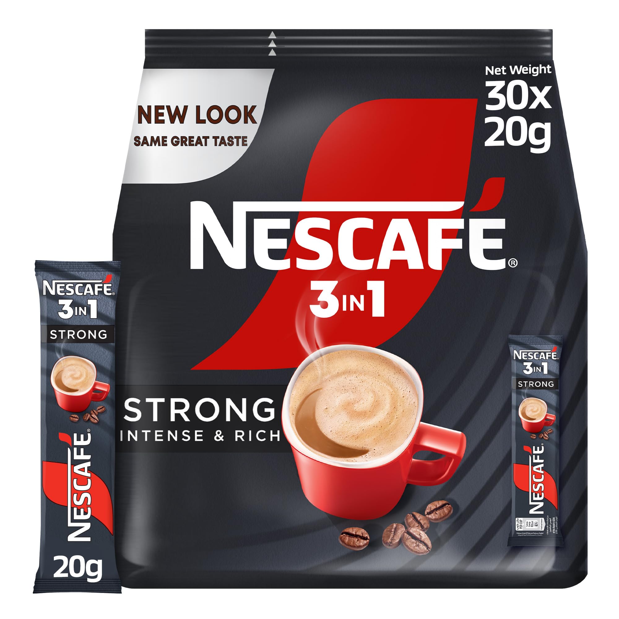 Nescafe 3In1 Strong Coffee Mix Stick 20g (30 Sticks)