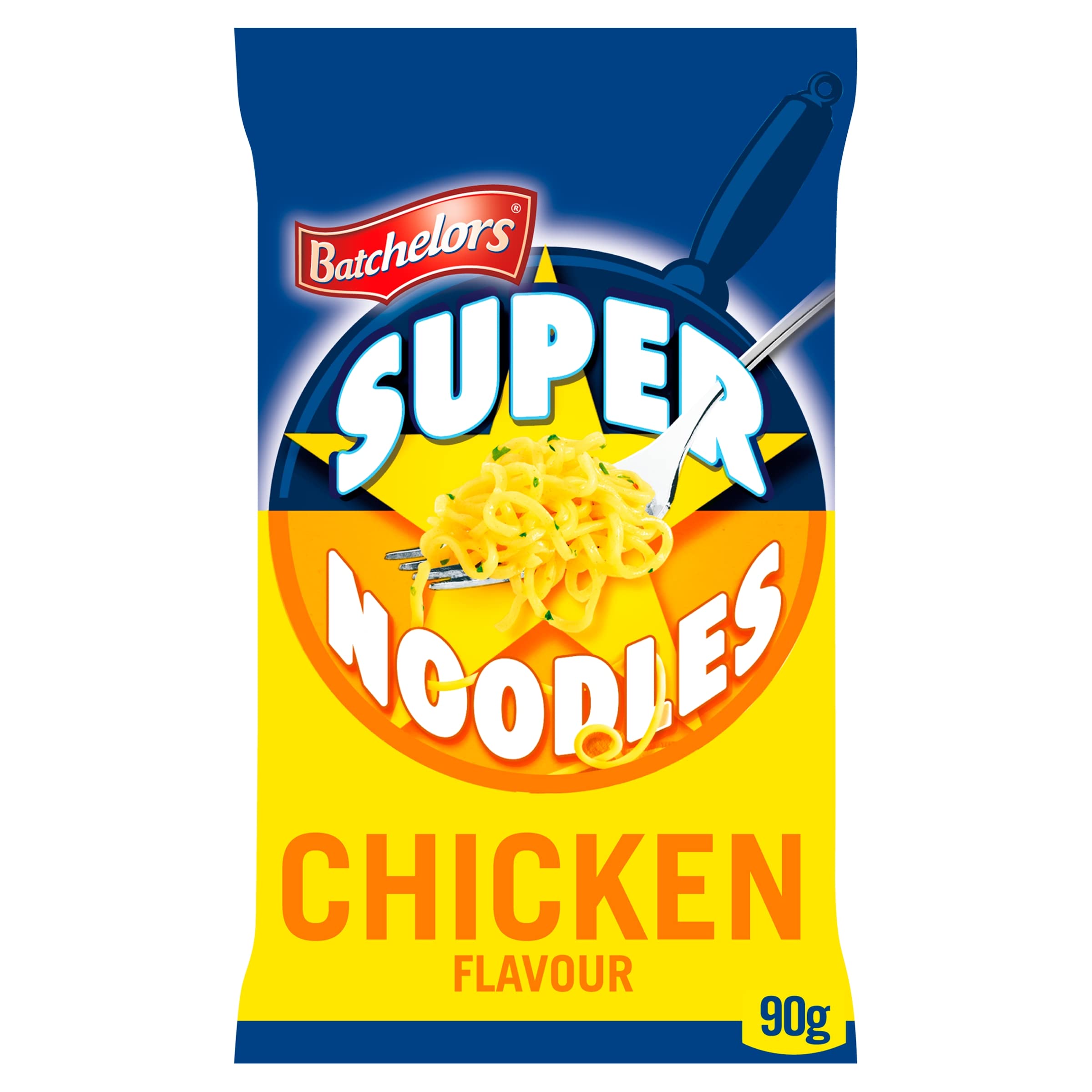 Batchelors Super Noodles, Chicken Flavour Instant Snack Ready in 4 Minutes, 90 g Packet (Pack of 1)