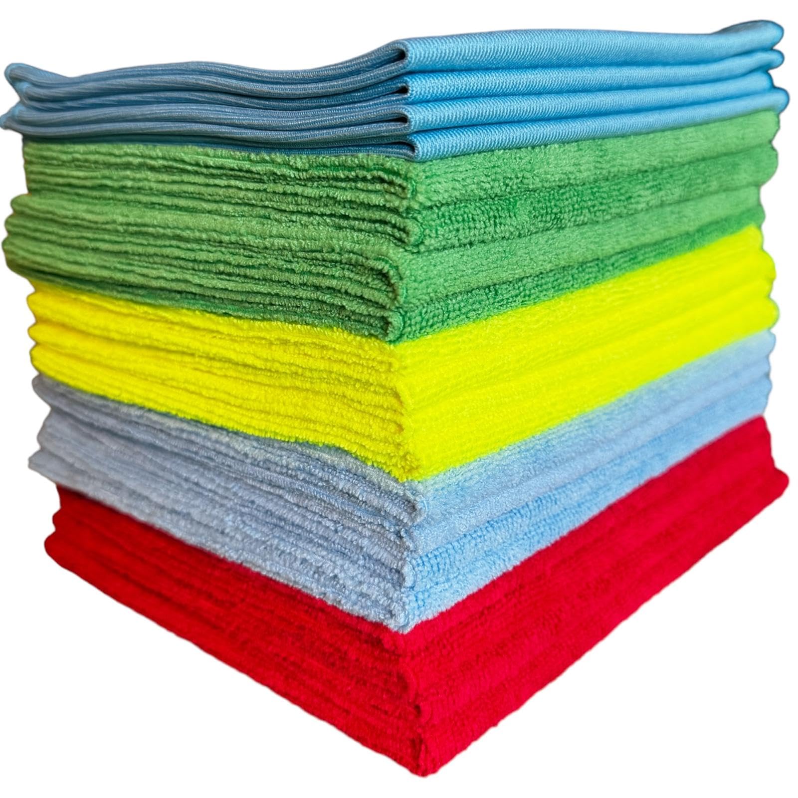 Bella's Shop Microfibre Cloth multipacks for Home and Kitchen, Reusable Cleaning Cloth, Car Cleaning Cloths, Lint free Cloth, Glass Cloths, Bathroom accesories, Rags, House essentials.