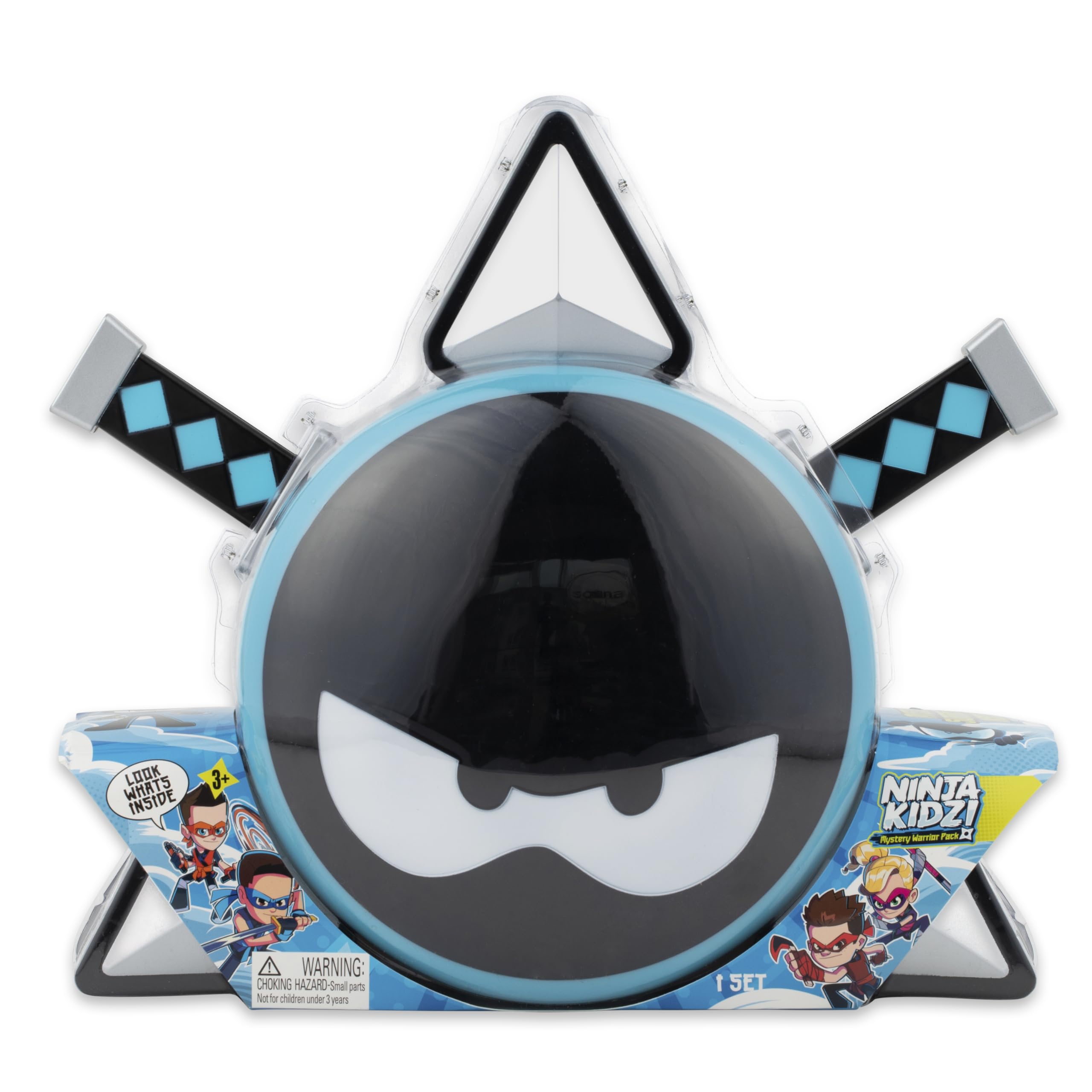 Ninja Kidz 4531 Brand New Mystery Warrior Pack with 18 Exciting Toys to Discover Inside, Officially Licensed Merch, Cartoon, Multicolour