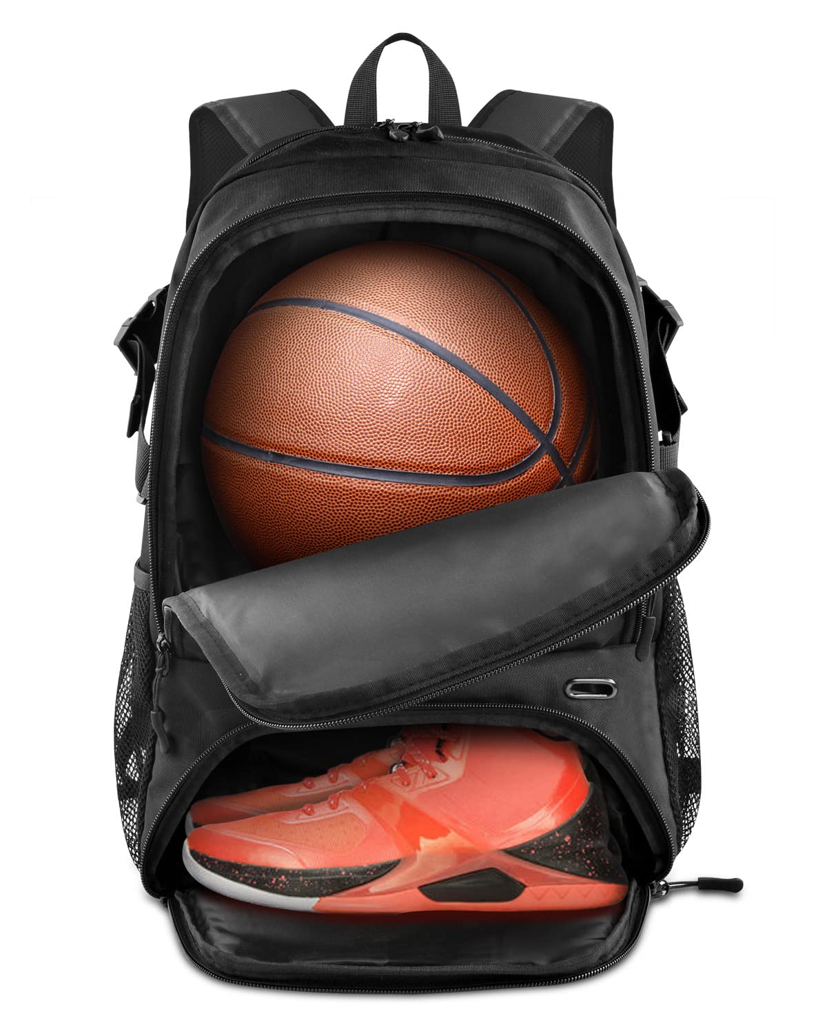 BROTOU Basketball Bag Backpack, Backpacks Basketball for Sports Soccer Volleyball Football Backpack with Shoe & Ball Compartment