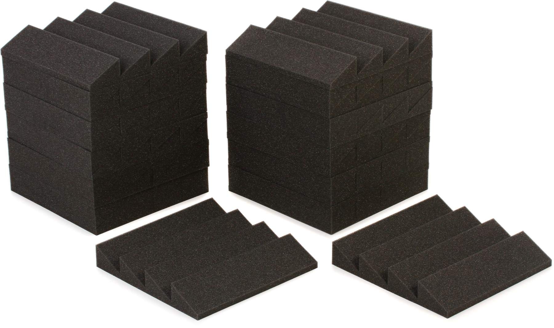 Auralex2 inch Studiofoam DST-114-1x1 foot Acoustic Panel 24-pack - Charcoal