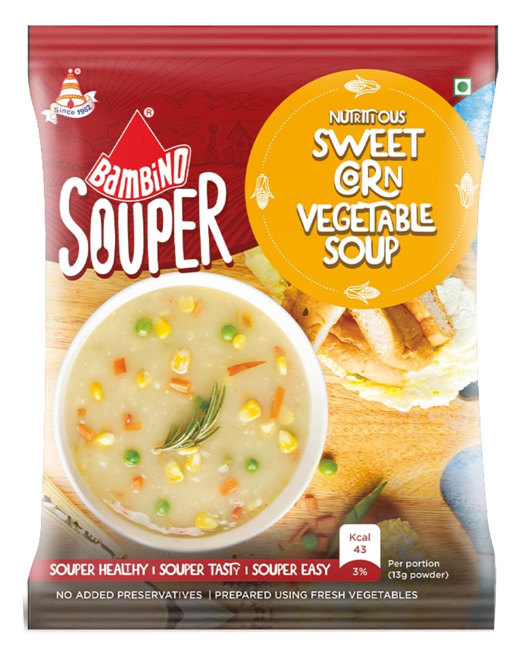 Bambino Sweet corn Soup 45 Gms