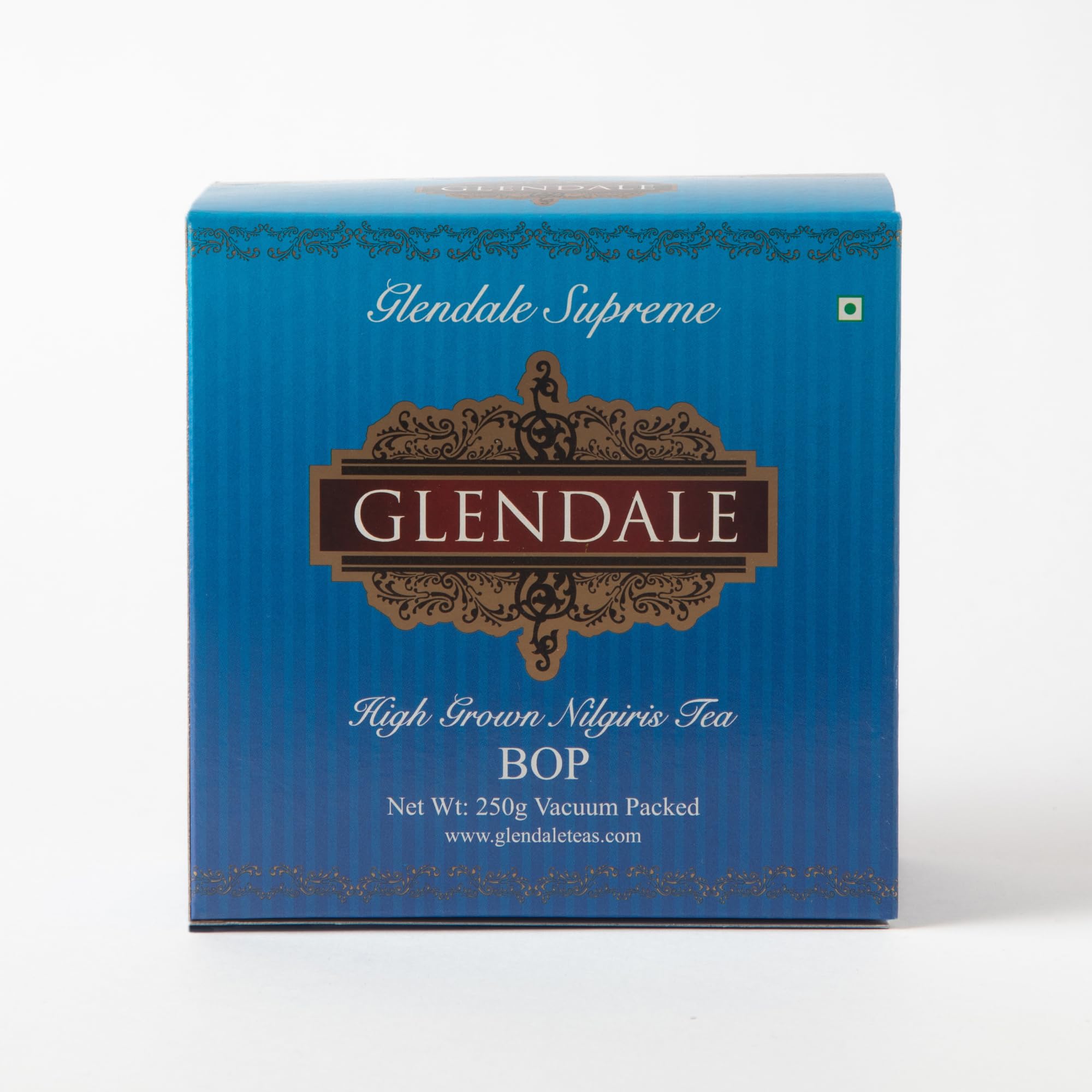 Glendale High Grown Nilgiris Tea - Broken Orange Pekoe Nilgiris Tea - Loose Leaf Nilgiris Tea powder - Garden fresh Nilgiris Tea loose leaves - Premium Nilgiris Tea - 250g