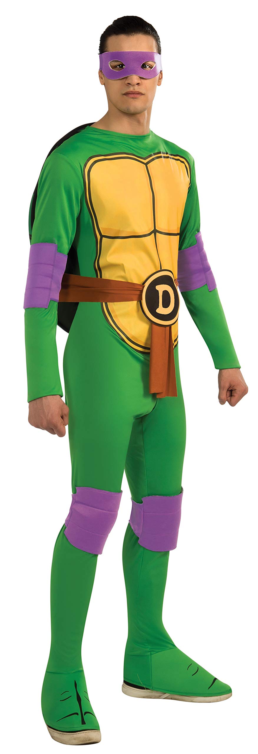 Rubie's Teenage Mutant Ninja Turtles Donatello Adult Costume Jumpsuit, Standard, Green, Standard