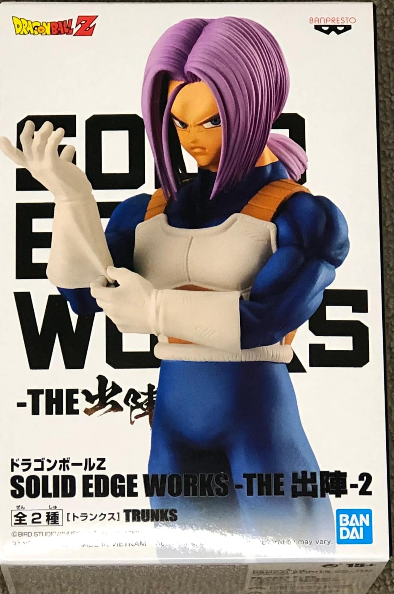 Banpresto Dragon Ball Z Solid Edge Works Vol.2 (A: Trunks), Multicolor, (BP17754)