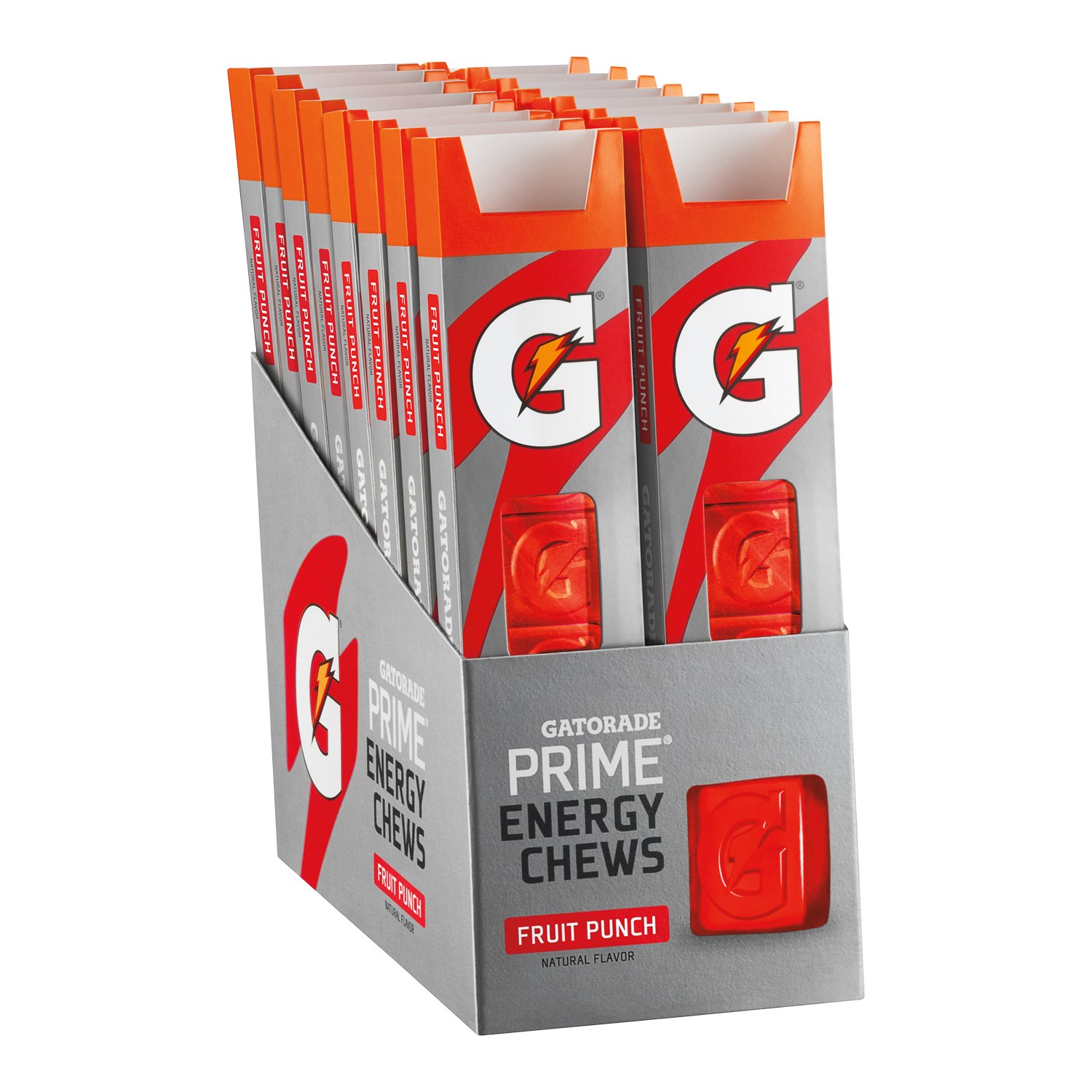 Gatorade Prime Energy Chews, Fruit Punch 1 Ounce (Pack of 16)