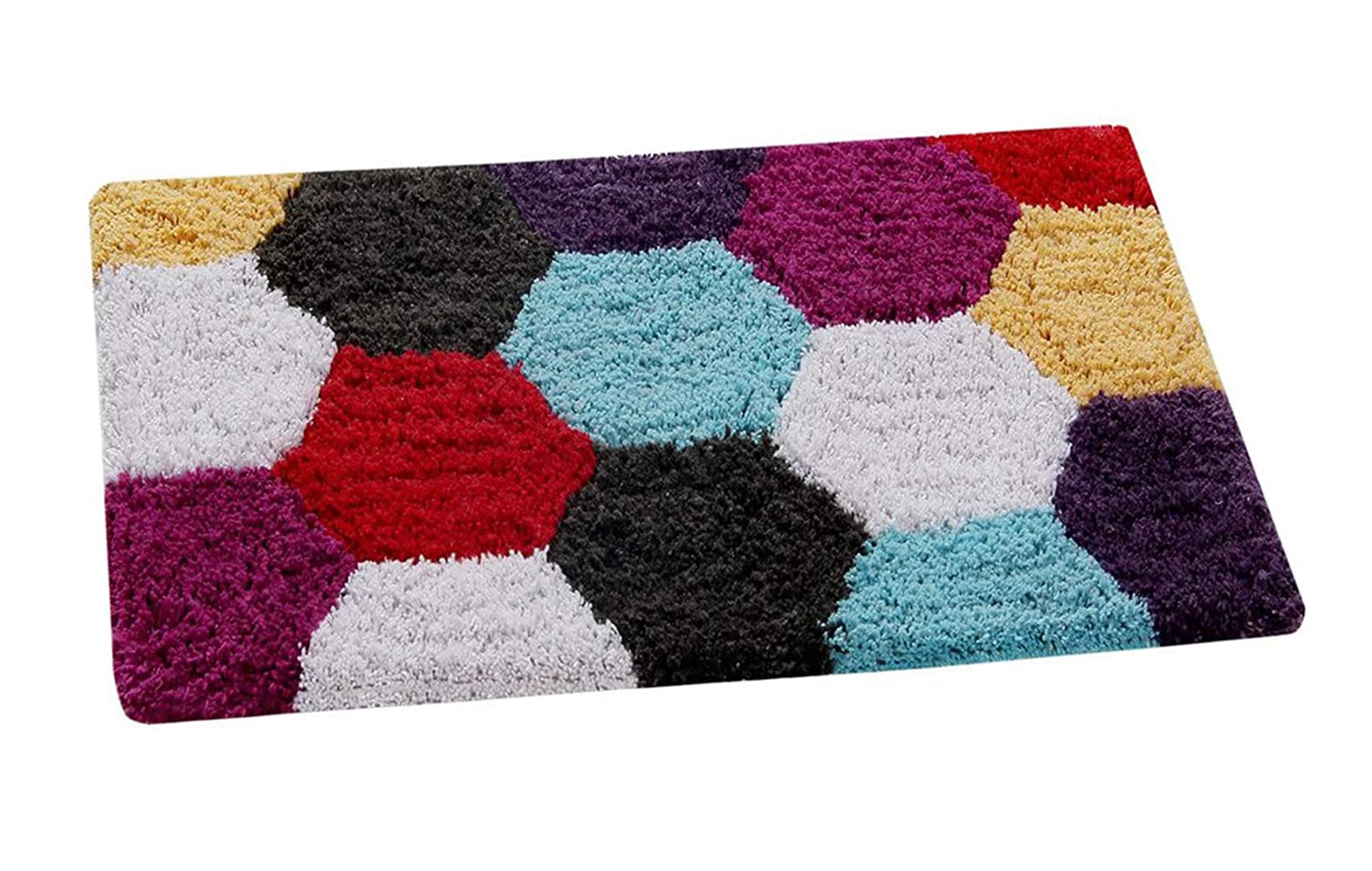 AAZEEM Durable Door Mat for Home | Cotton Door mat for Bedroom | Door mat for Kitchen | Multicolor | Standard Size mat