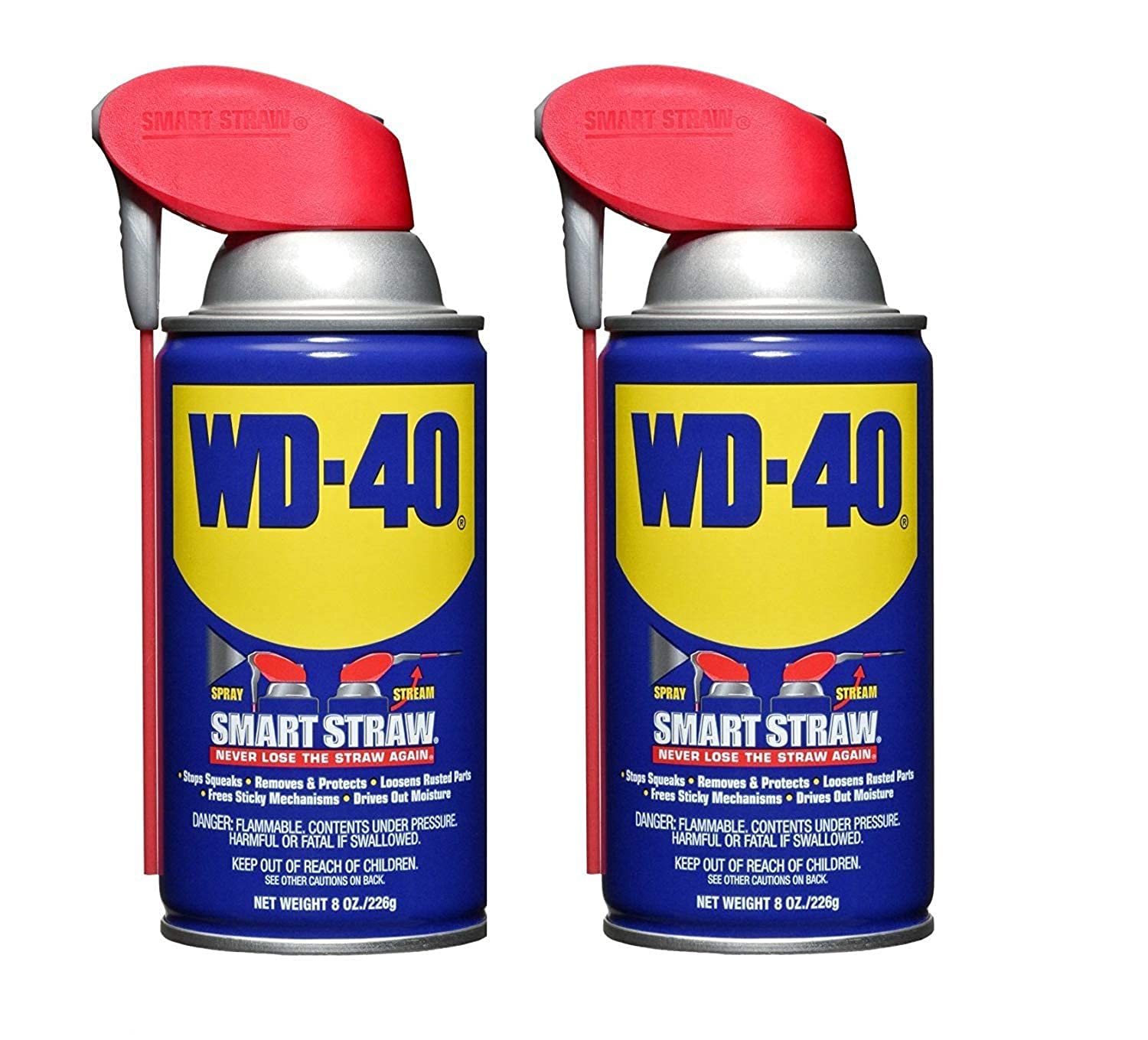 WD-40 Company110057 Multi-Use Product Spray With Smart Straw, 8Oz (Pack Of 2)