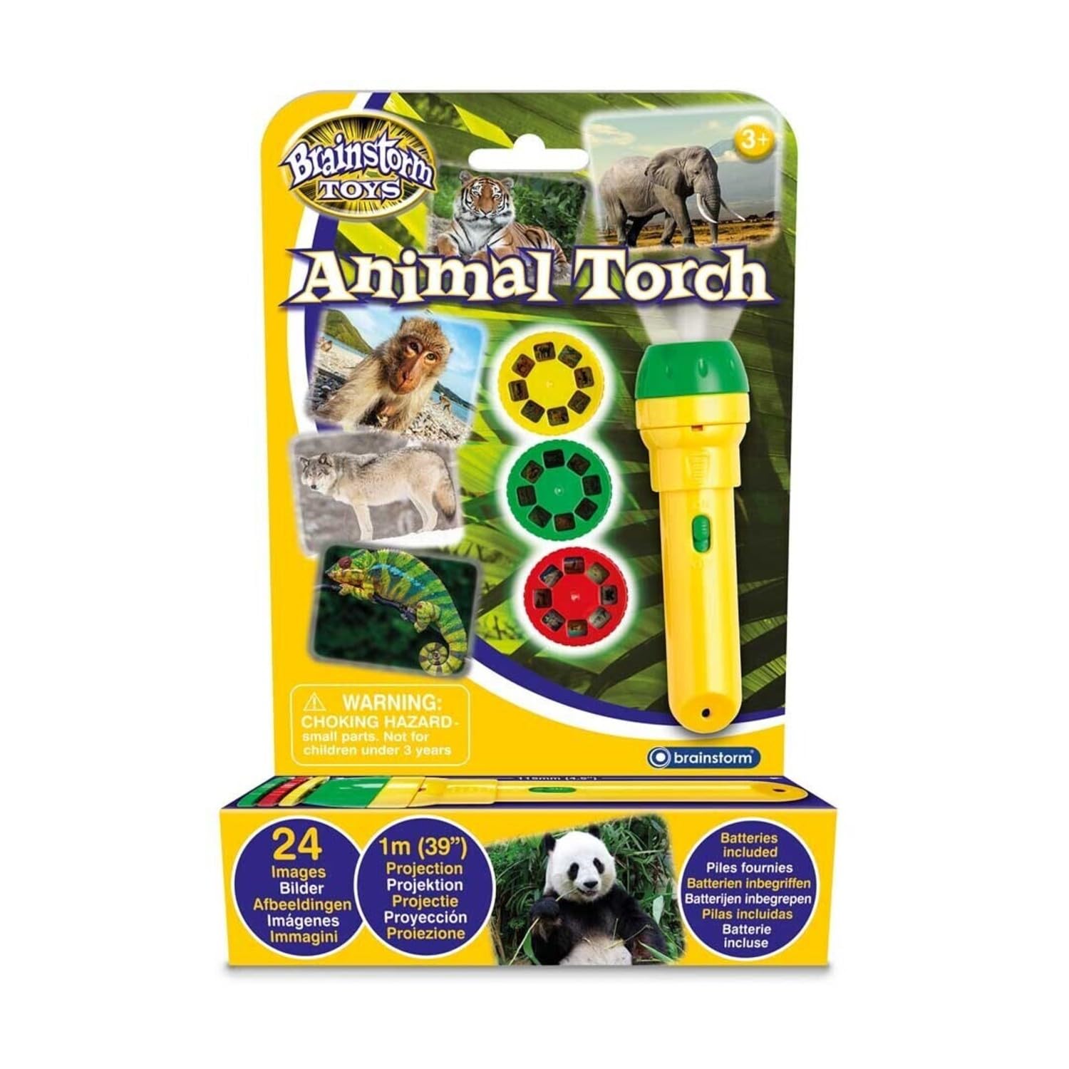 Brainstorm Toys STEM Animal Torch and Projector