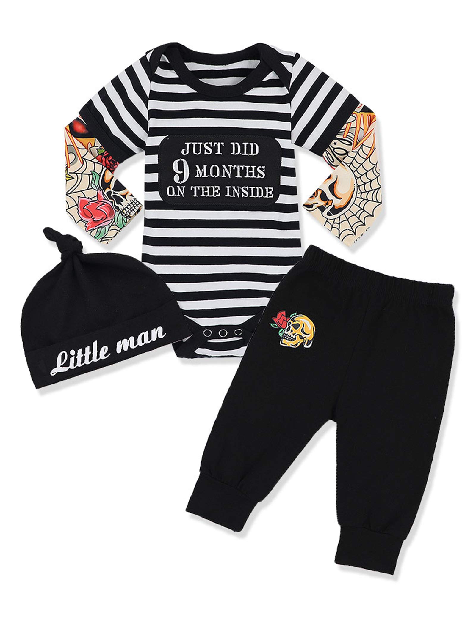 Thanksgiving Baby boy Clothes Outfit My First Turkey Day Letter Print Hoodie+Bib Pants 2PCS Outfits Set Newborn