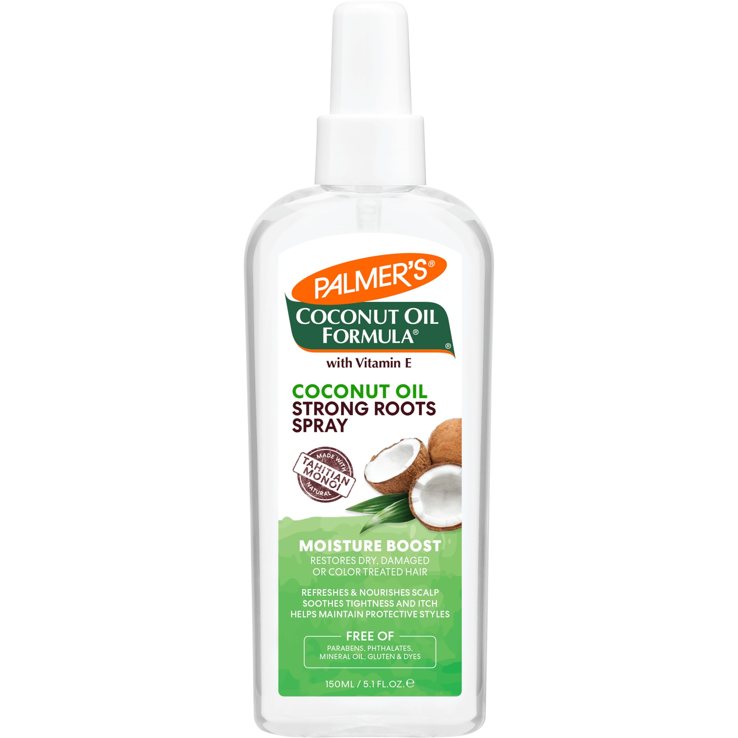 Palmer'sCoconut Oil Formula Strong Roots Spray, 5.1 Fl Oz, Pack of 2