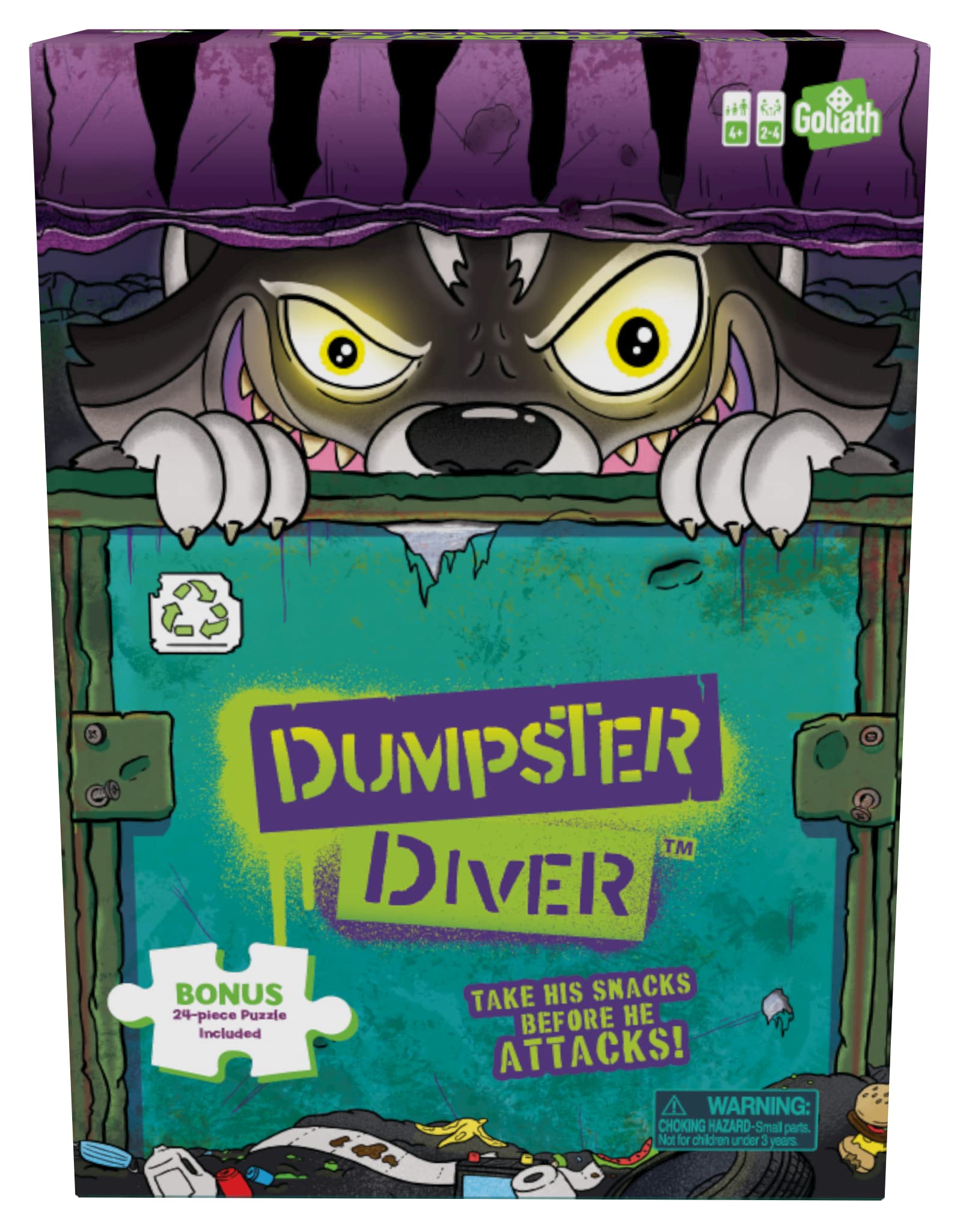 Dumpster Diver w/ 24pc Puzzle by Goliath