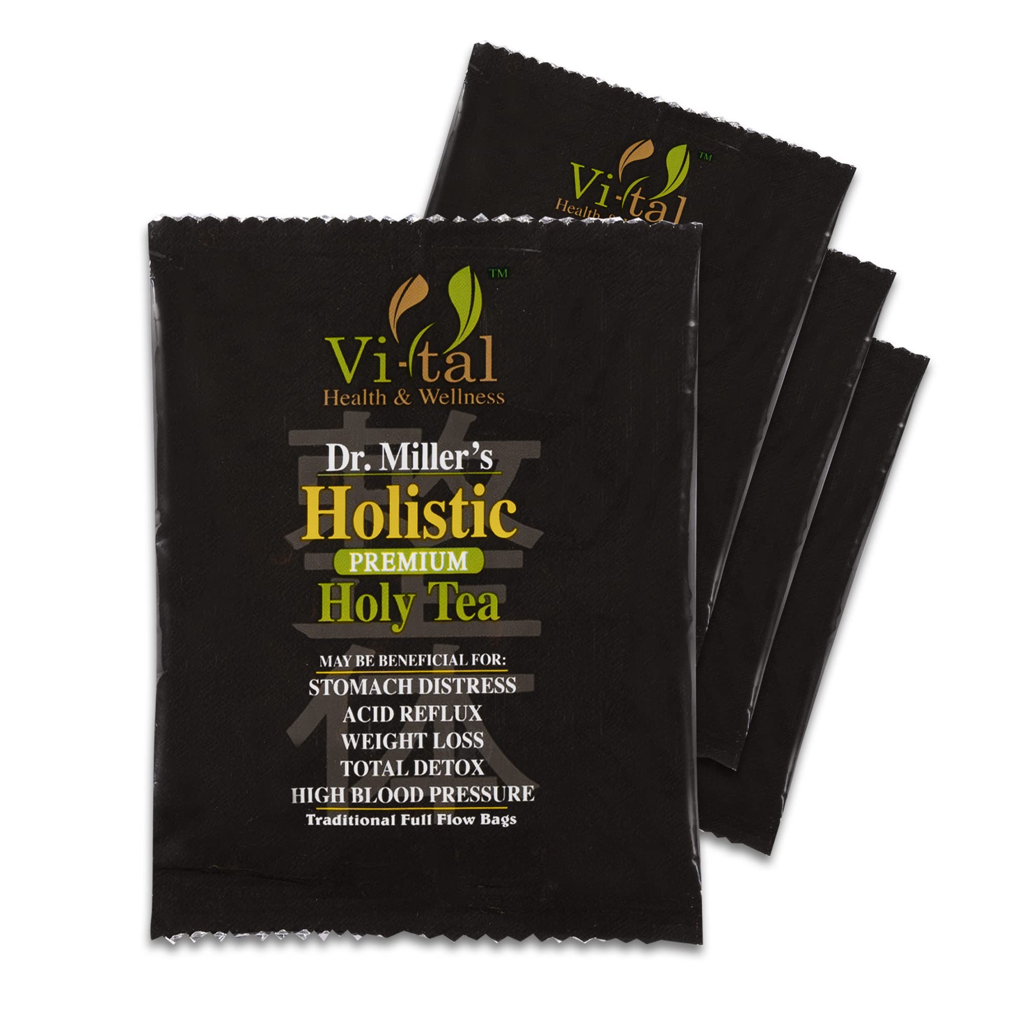 Dr. Miller's Holistic Holy Tea, Weight loss, Detox, Energy, Constipation relief - One Month, 8 Tea Bags-