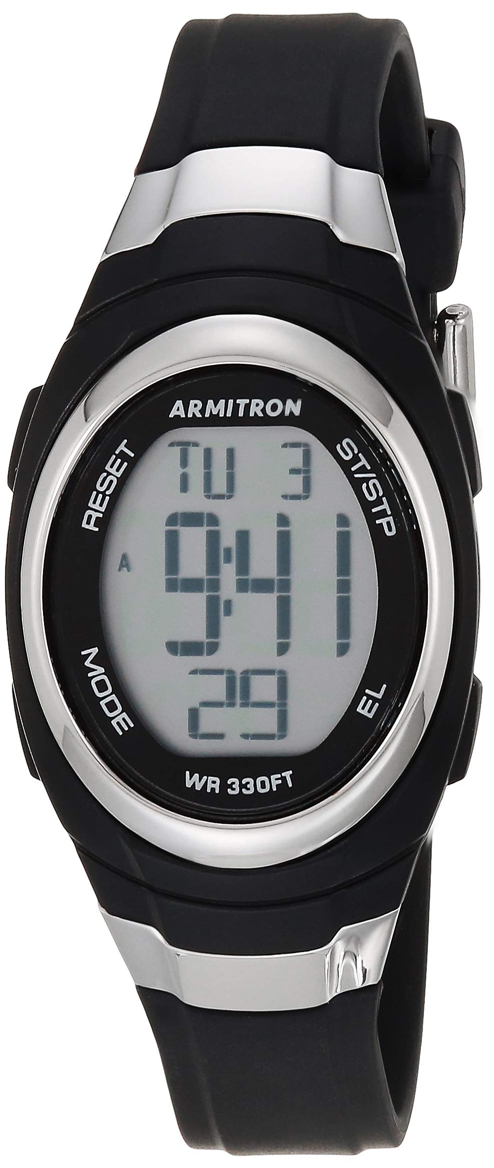 Armitron Sport Women's Digital Chronograph Resin Strap Watch, 45/7034