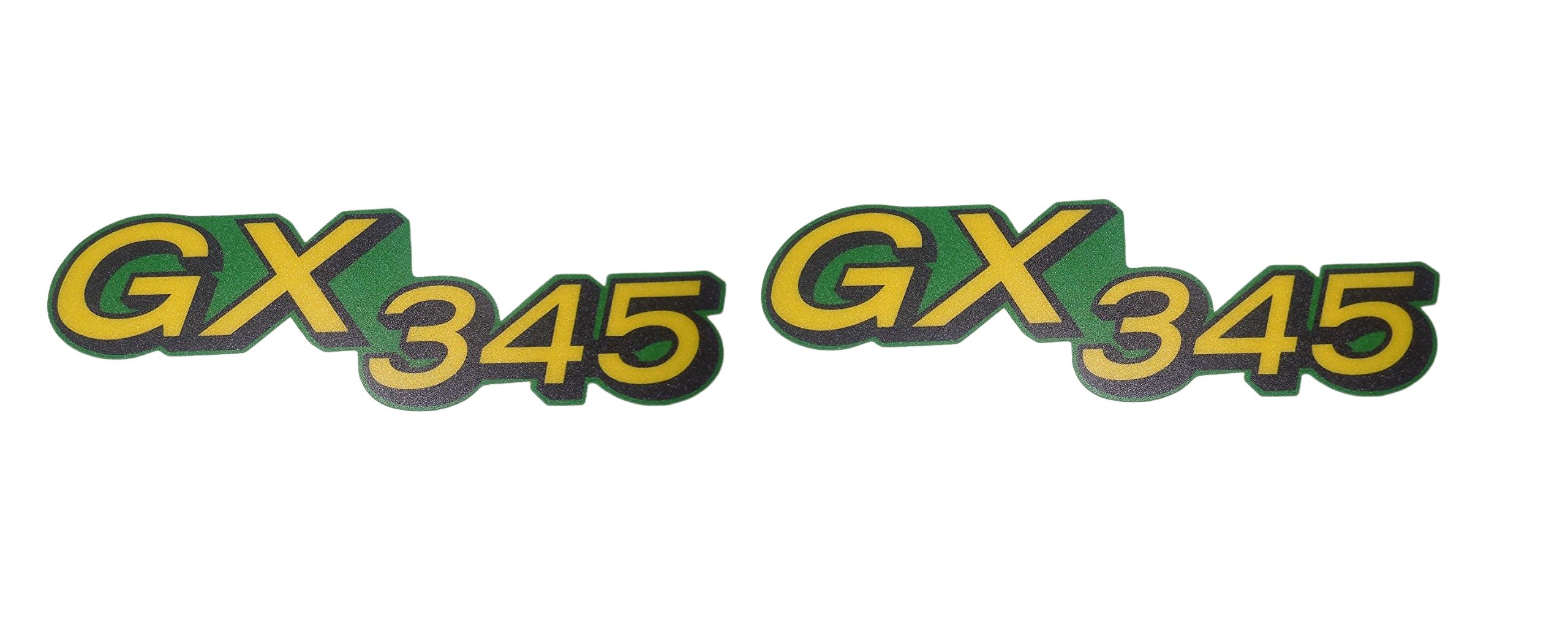 New Kumar Bros USA Lower Hood Set of 2 Decals Replaces M145998 Compatible with JohnDeere GX345