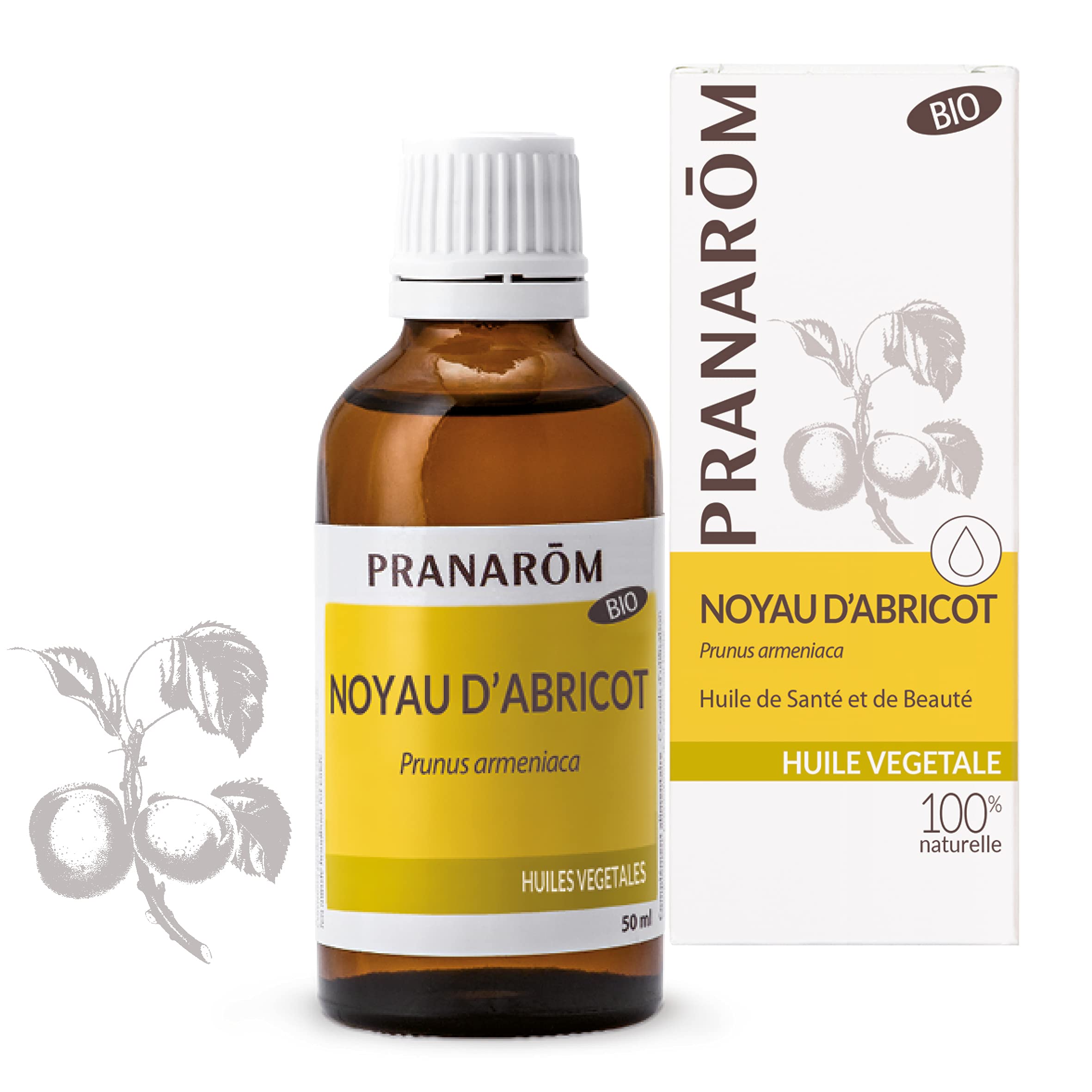 Pranarôm Organic Apricot Kernel Botanical Oil 50ml