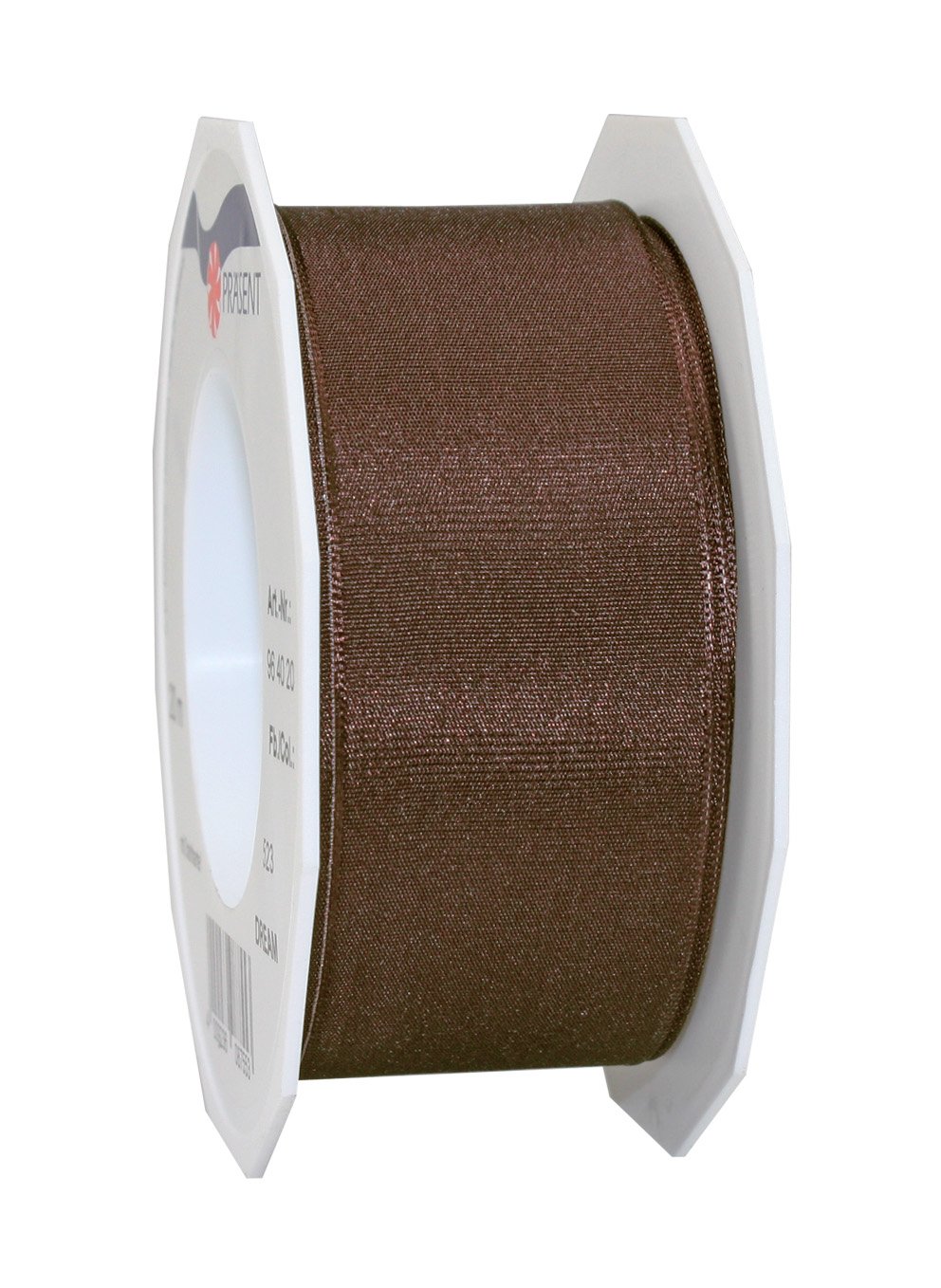 C.E. Pattberg Prasent 40 mm Wired Dream Ribbon, Sierra Brown