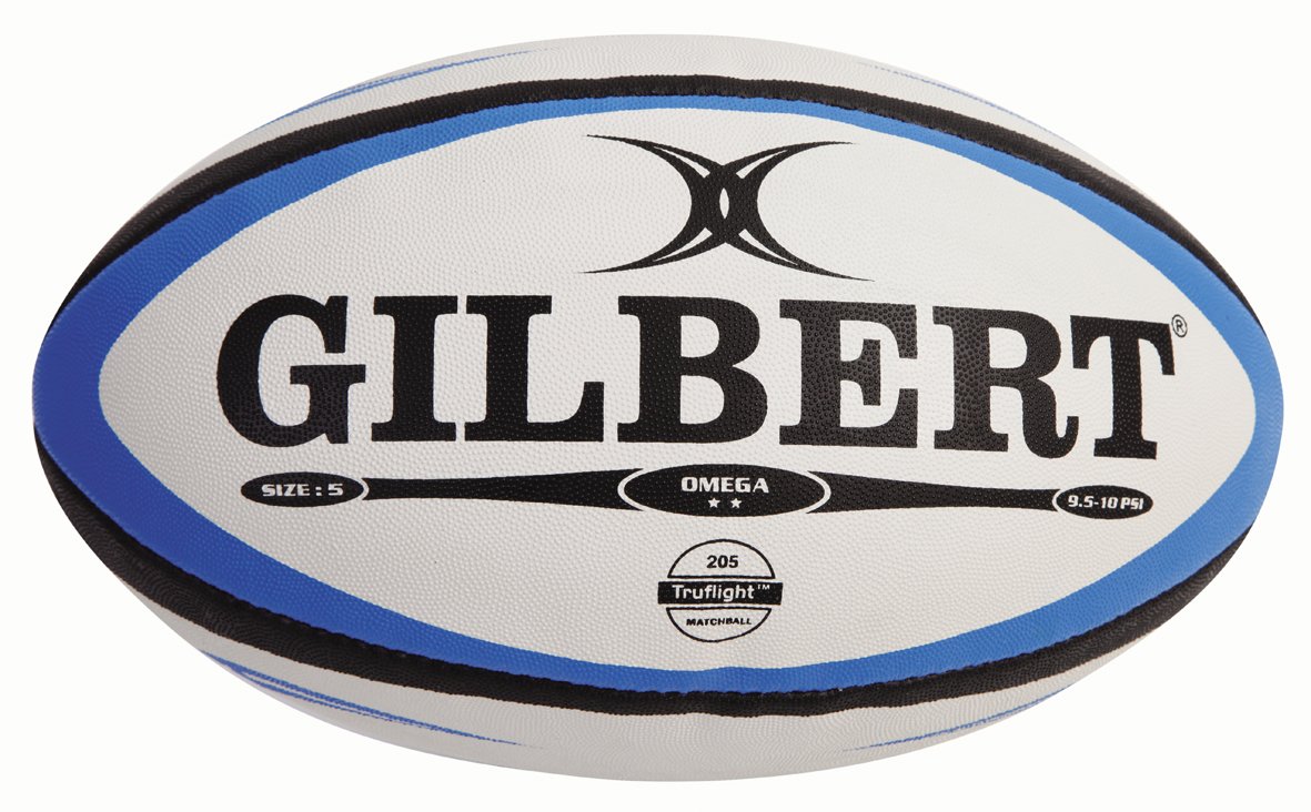 Gilbert Men's Omega Match Rugby Ball