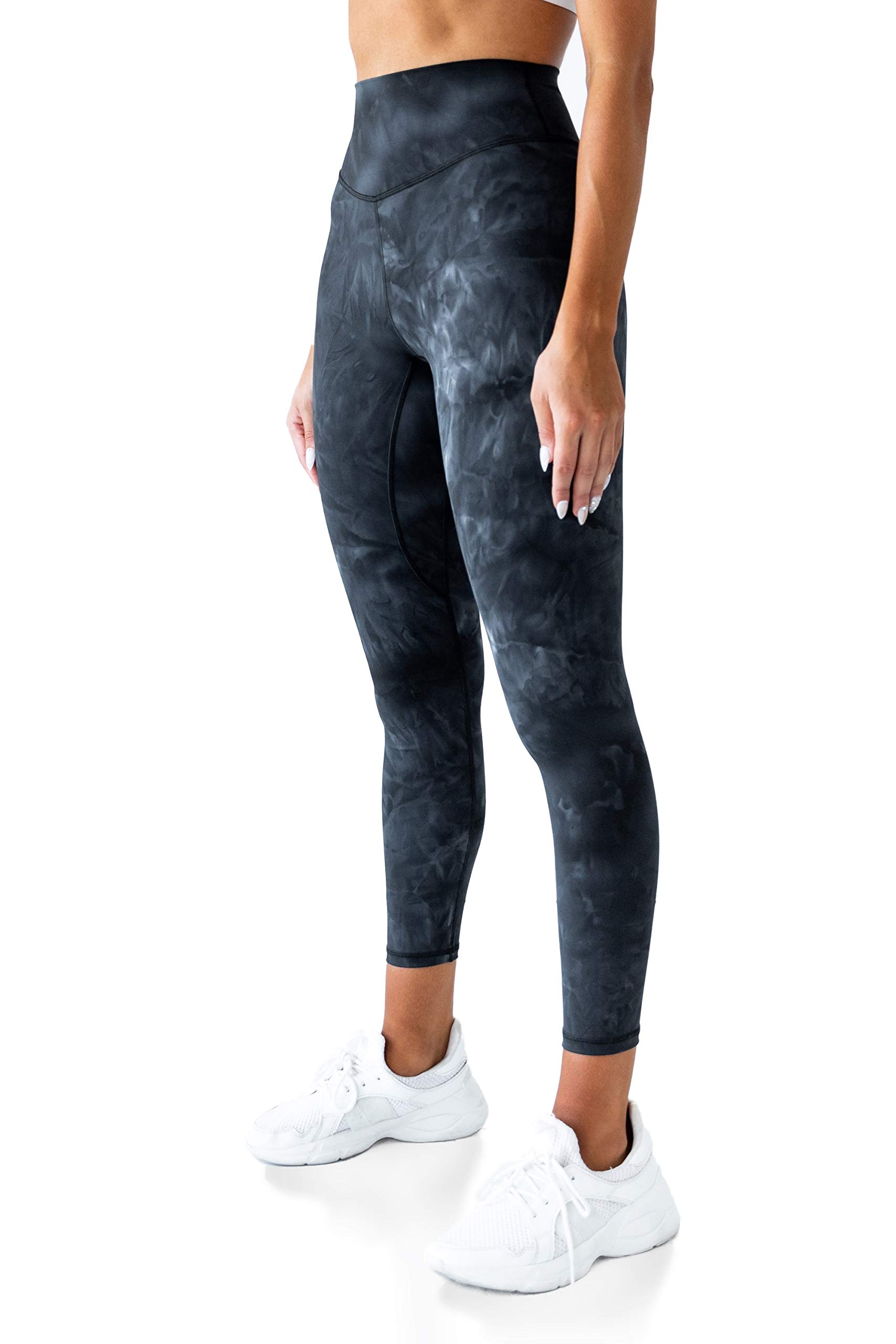 Kamo FitnessHigh Waisted Yoga Pants 25" Inseam Ellyn Leggings Butt Lifting Tie Dye Soft Workout Tights