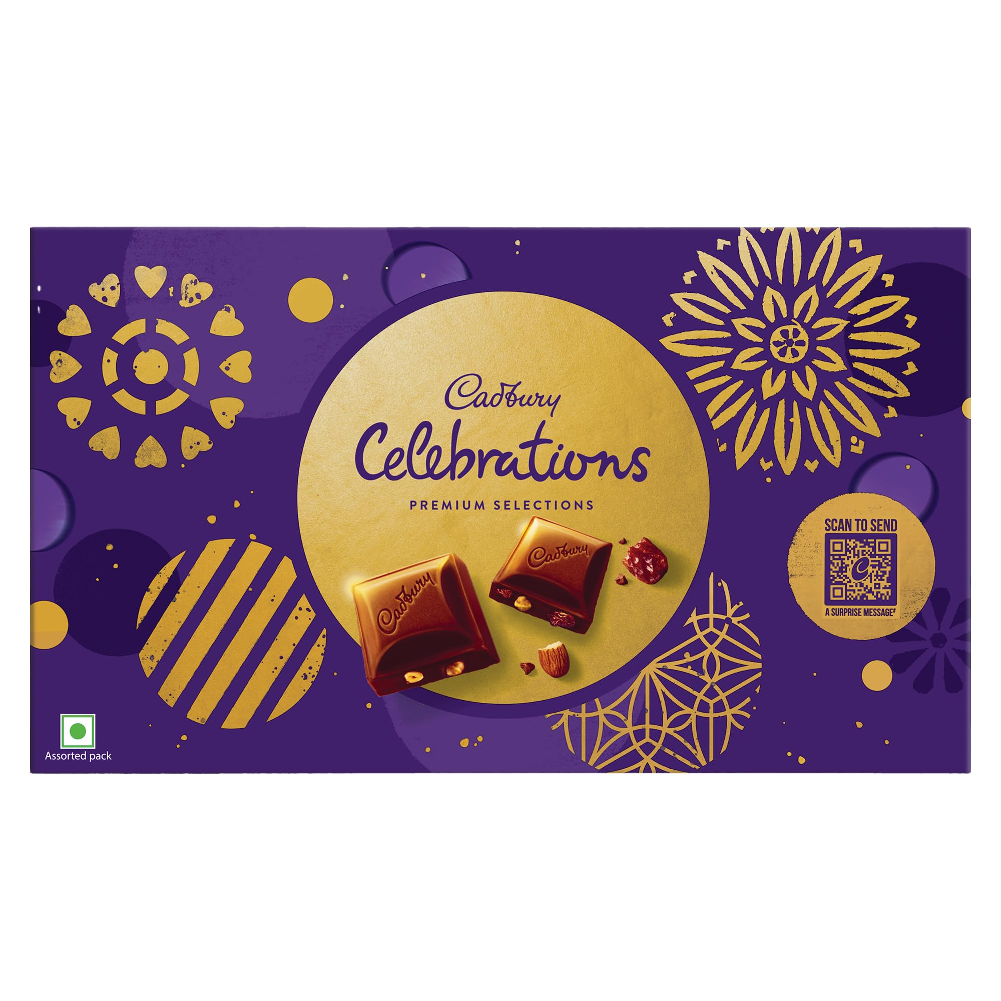 Cadbury Celebrations Premium Selections Assorted Chocolate Gift Pack, 186 g