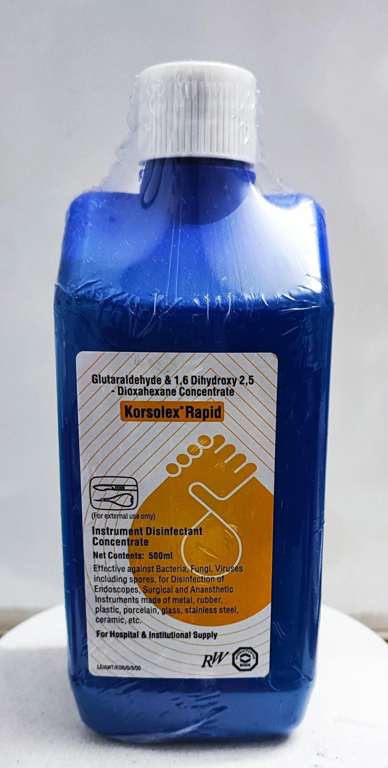 KORSOLEX RAPID-INSTRUMENT DISINFECTANT CONCENTRATE 500ML