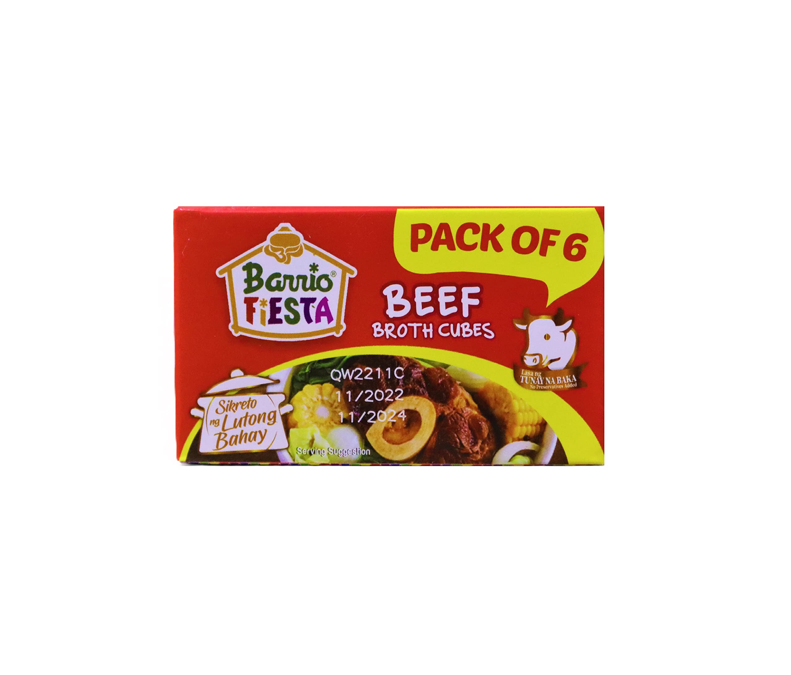 Siblings Barrio Fiesta Beef Broth Cubes (6x10gm) 60gm, Siblings