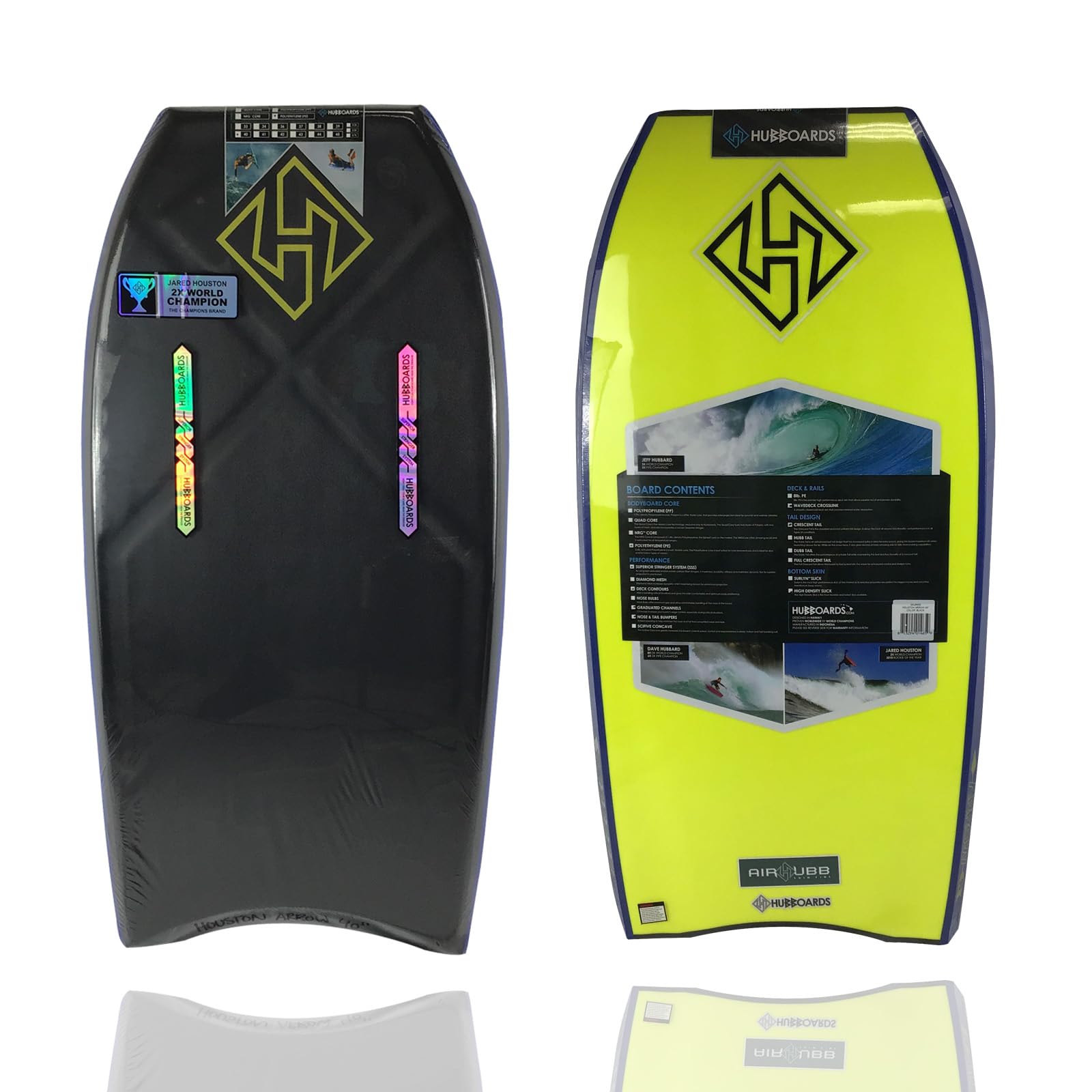 Hubboards Bodyboard Houston Arrow Polyethylene (PE)