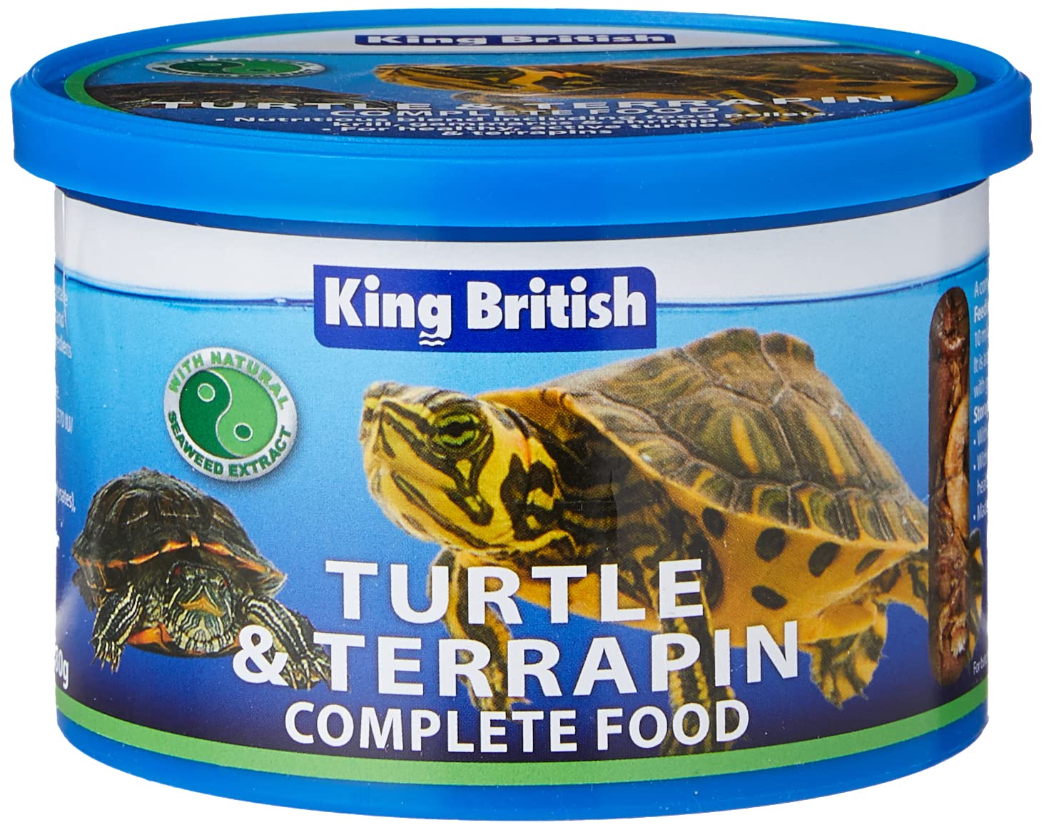 King British | Turtle & Terrapin Complete Food | Helps Support Health & Vitality |Includes Essential Vitamins & Minerals | Made with Natural Ingredients | Highly Palatable | 80g