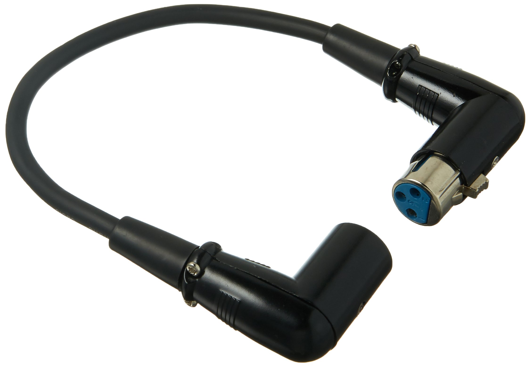 Seismic Audio New 1' Right Angle XLR Patch Cable (SARAX1)