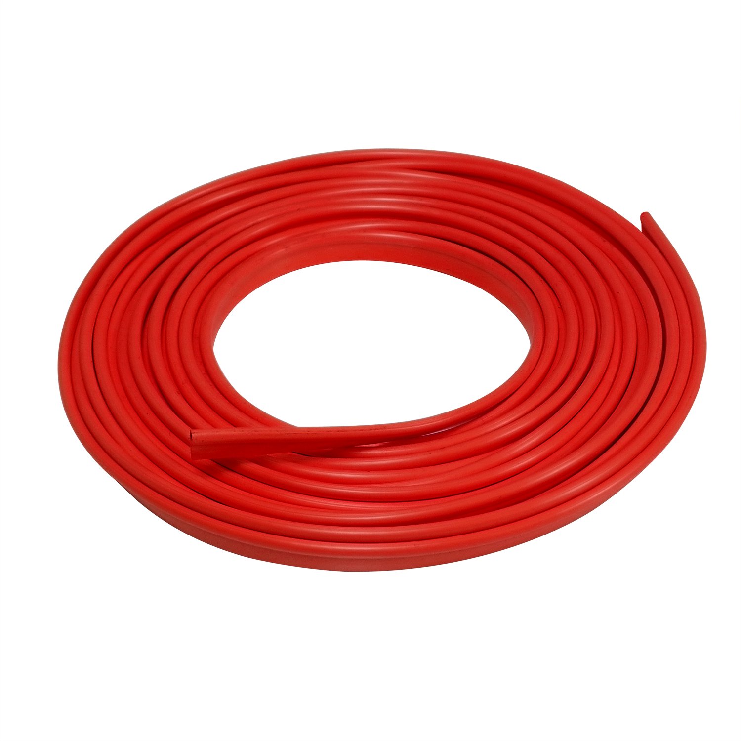 EJ's SUPER CAR Moulding Trim Strips, 16.4FT Color Film Car Interior Exterior Decoration Rubber Seal Protector Fit for Most Car (Red)