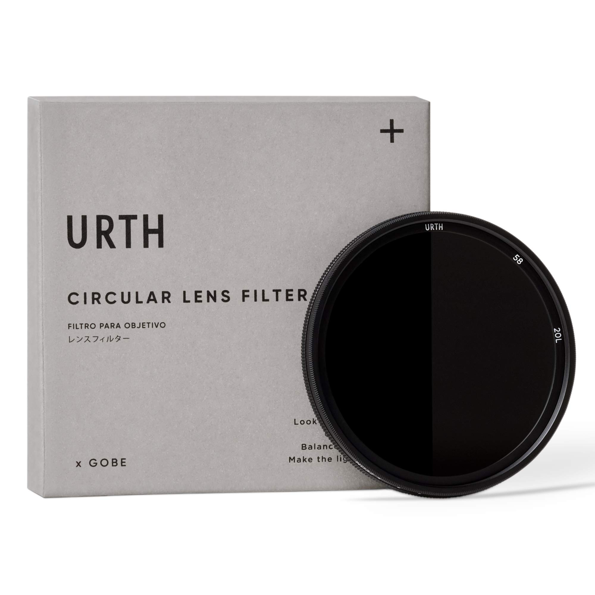 Urthx Gobe 58mm ND8-128 (3-7 Stop) Variable ND Lens Filter (Plus+)