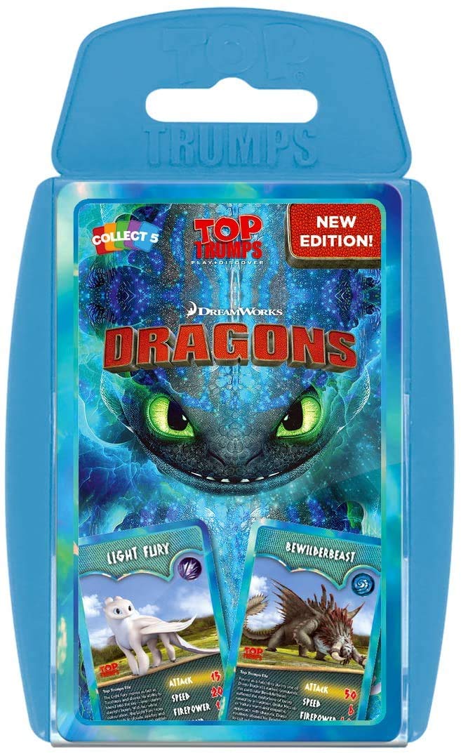 Top Trumps Dragons (Including Dreamworks How To Train Your Dragon The Hidden World)