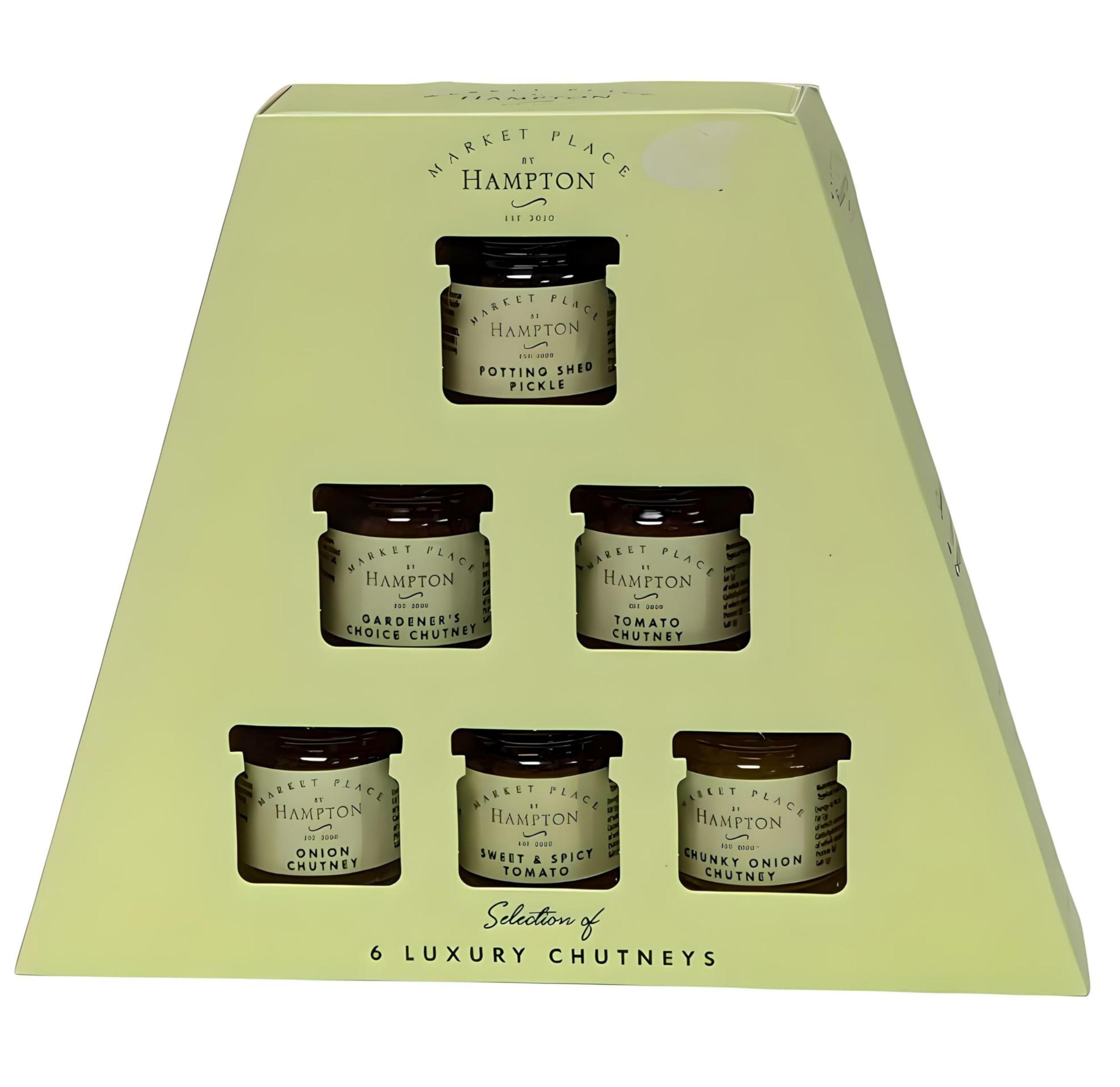 Gourmet Finest Selection Chutneys & Pickles Hamper Gift Set of Mini 35g Chutney Jars