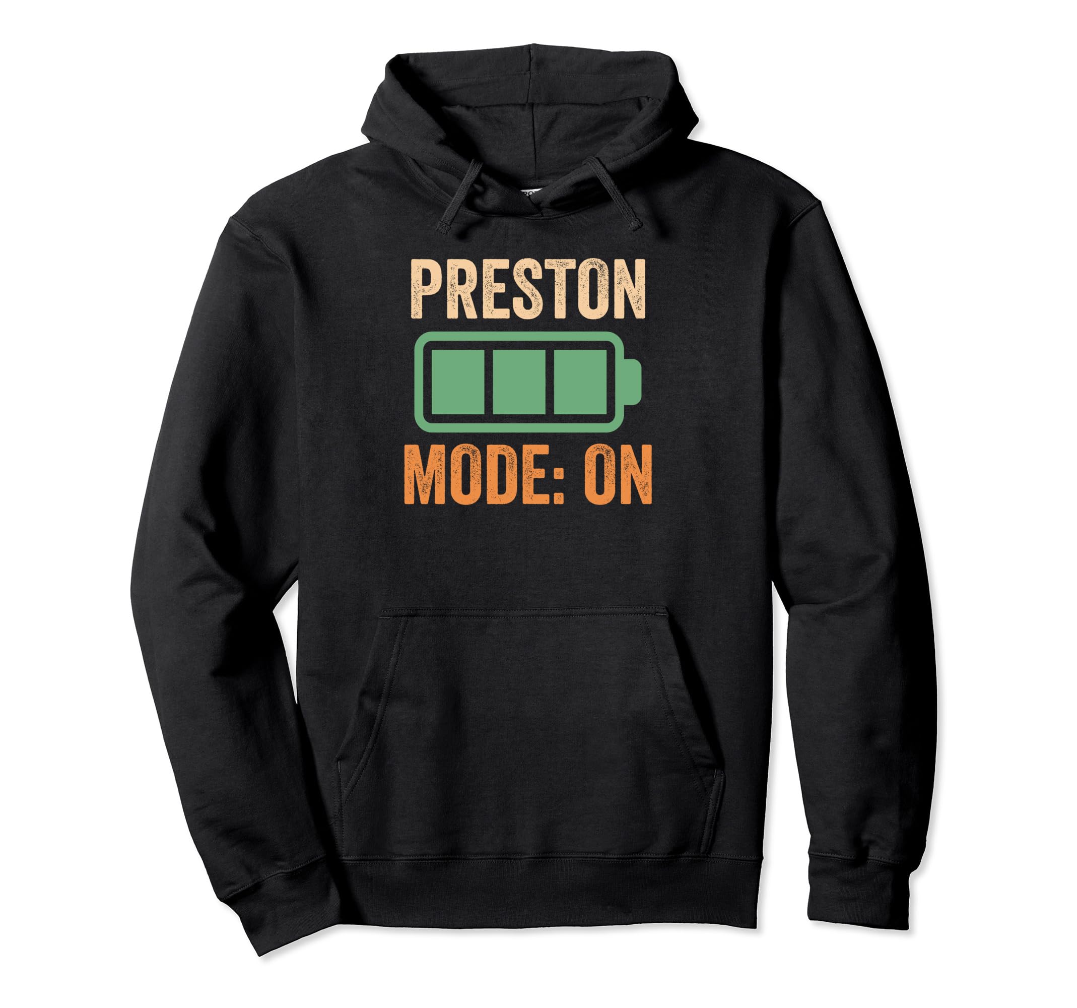 Preston Is My HappinessPreston Mode On, Battery Design Pullover Hoodie