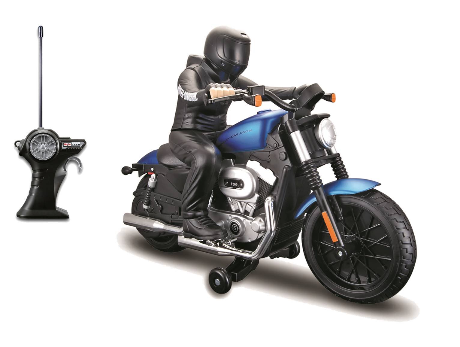 HARLEY-DAVIDSONMaisto R/C Harley Davidson XL 1200N Nightster with Rider Radio Control Vehicle (Colors May Vary)