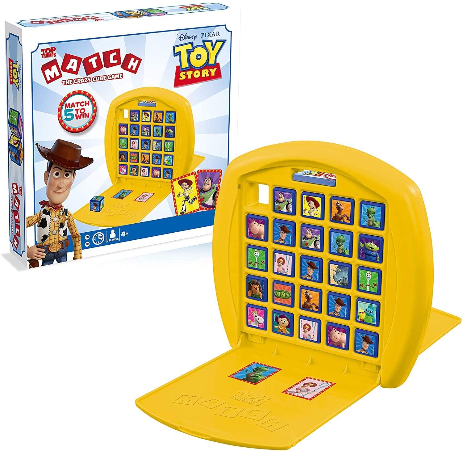 Top Trumps Match Game Toy Story - Family Board Games for Kids and Adults - Matching Game and Memory Game - Fun Two Player Kids Games - Memories and Learning, Board Games for Kids 4 and up