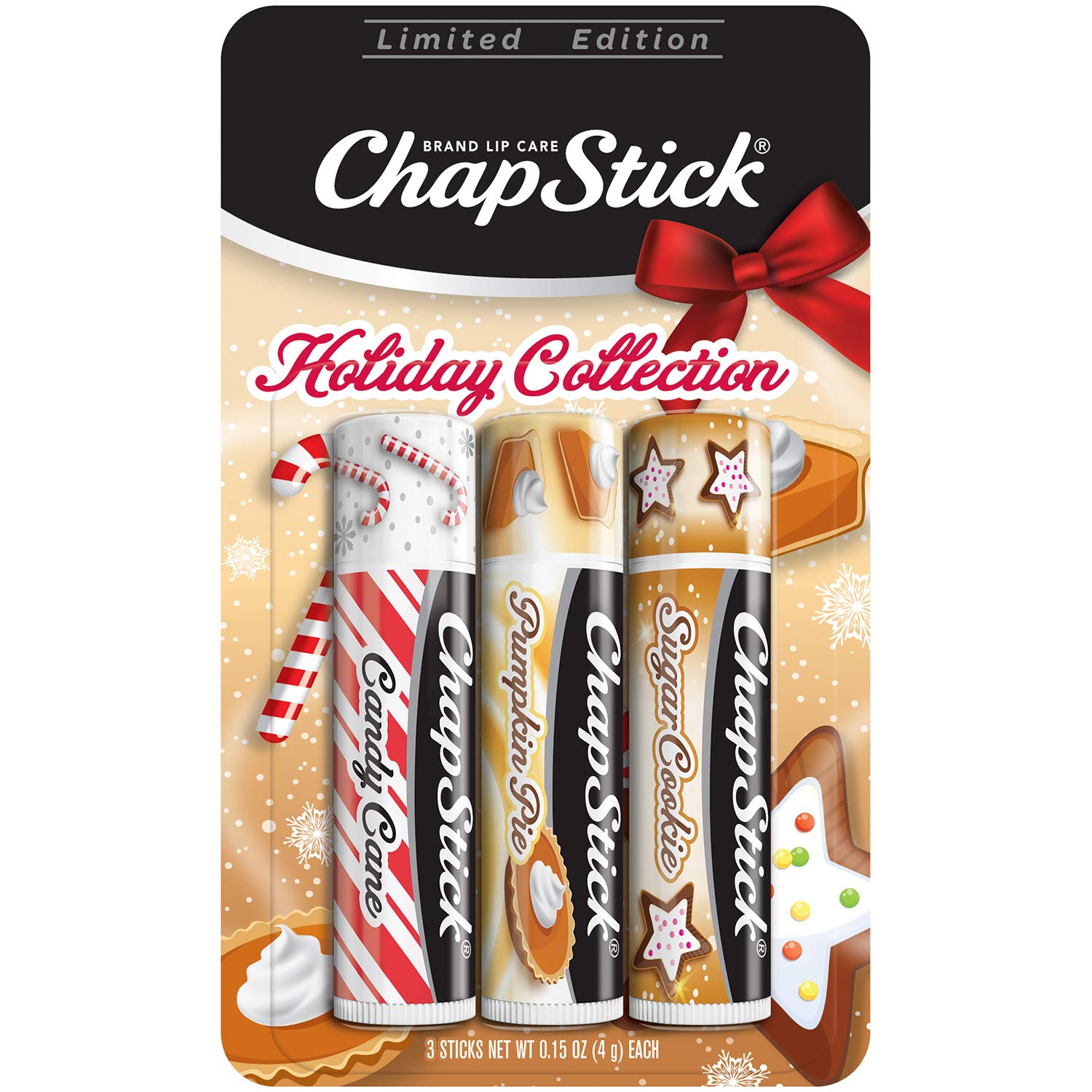 ChapStick Limited Edition Holiday Collection, 3 Sticks (Pack of 2)