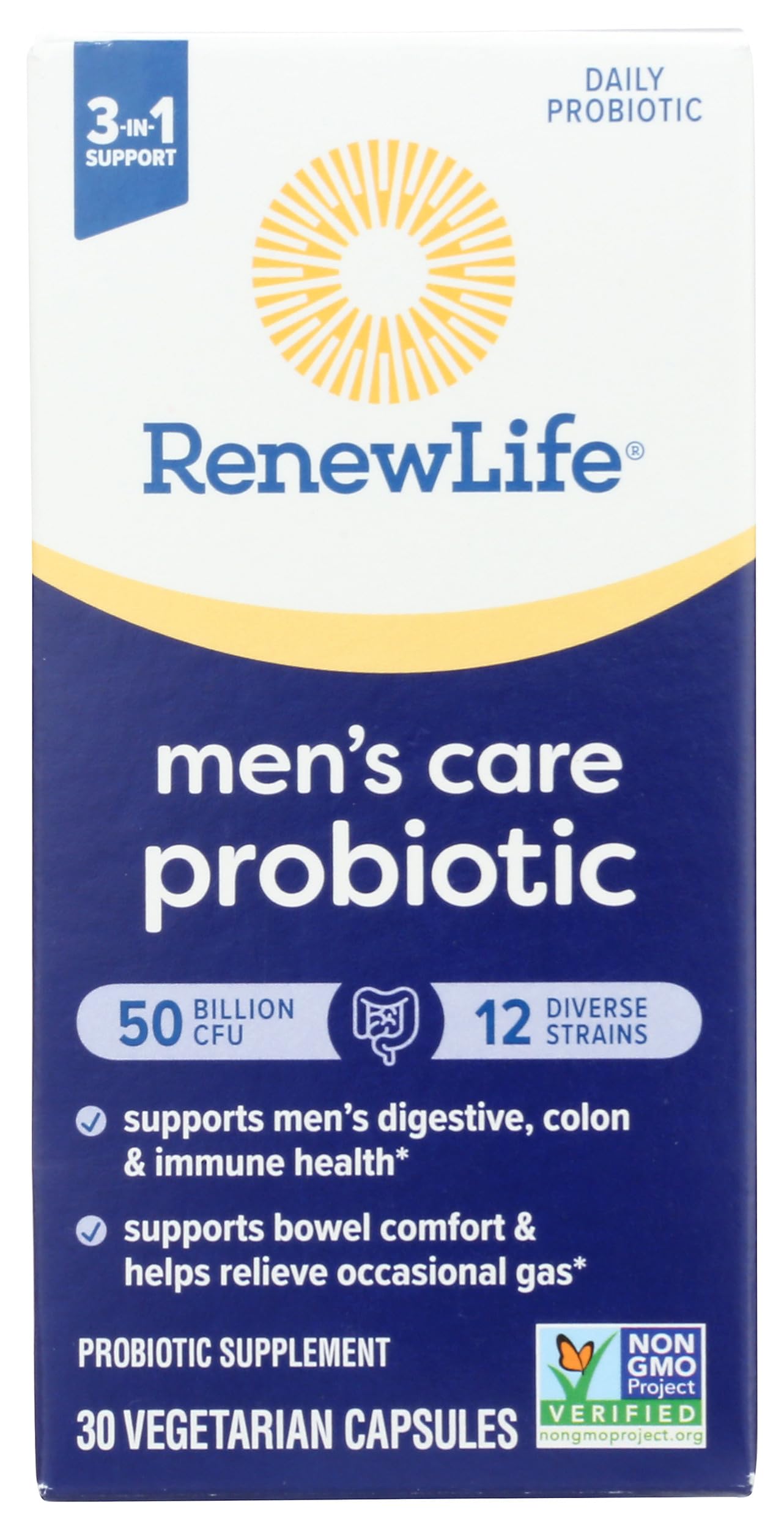 Renew LifeMen's Care Probiotic 50B, 30 CT