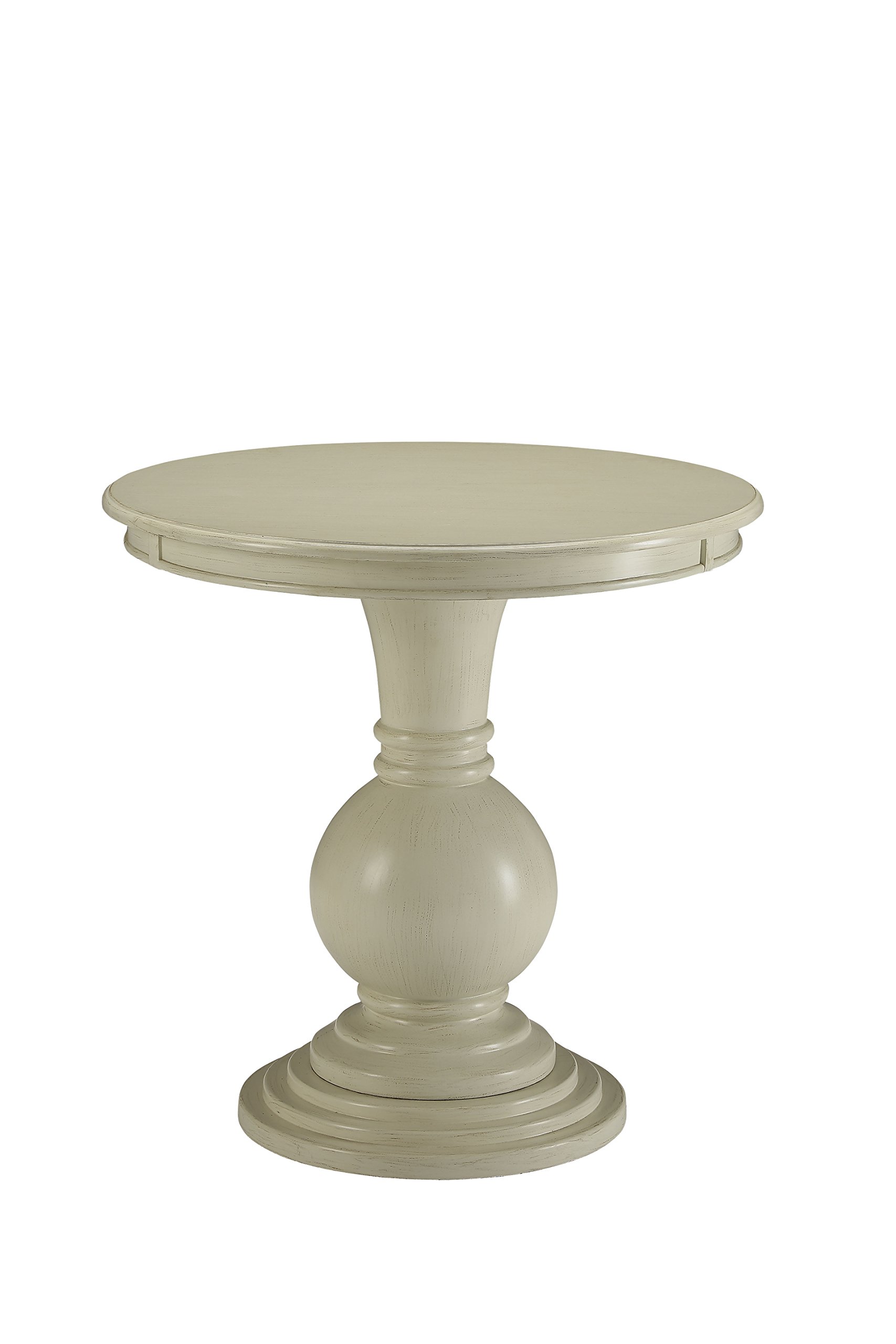 ACME Furniture 82818 Alyx Side Table, Antique White, One Size