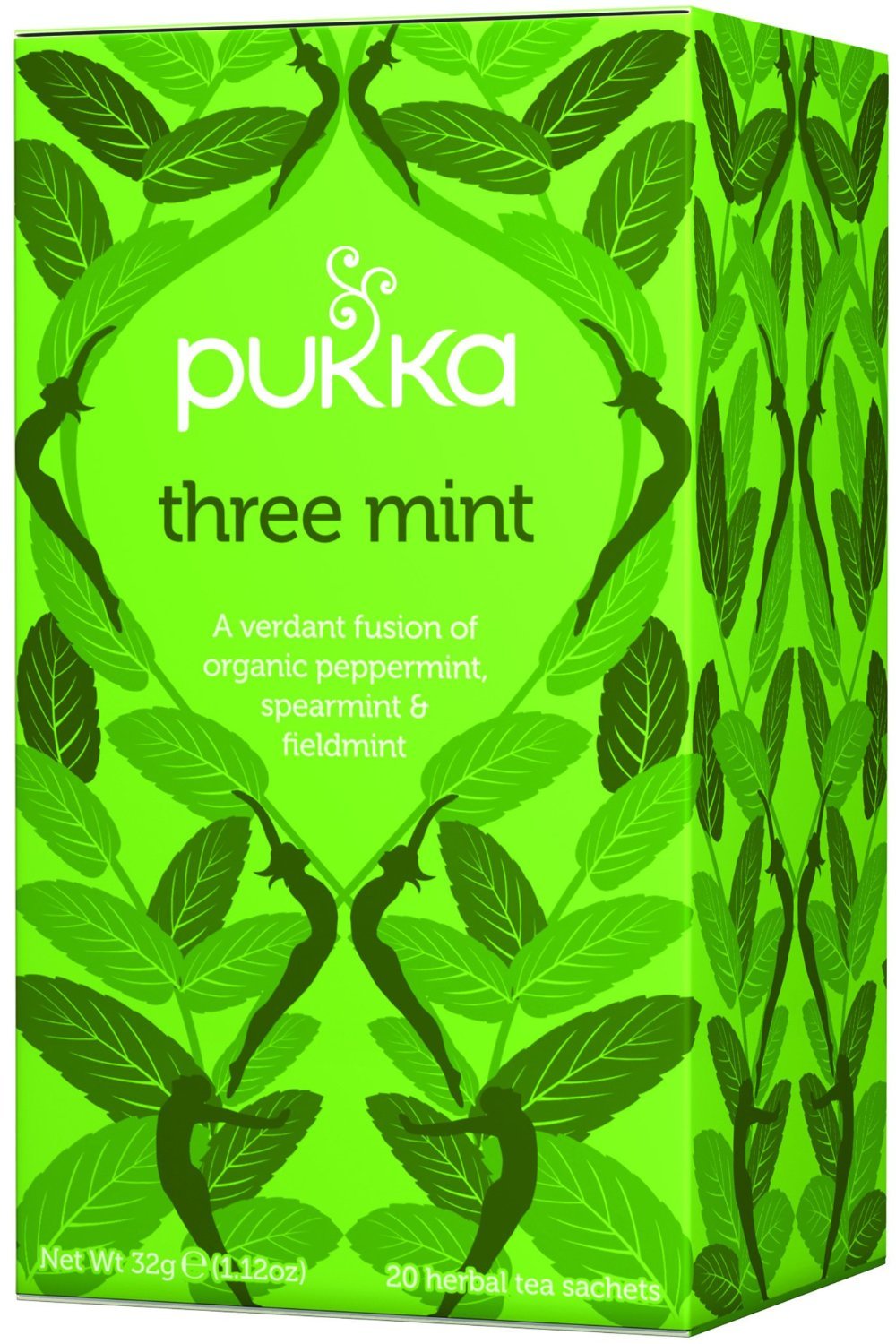 (Pack Of 3) - Organic Three Mint Herbal Tea | PUKKA HERBAL AYURVEDA