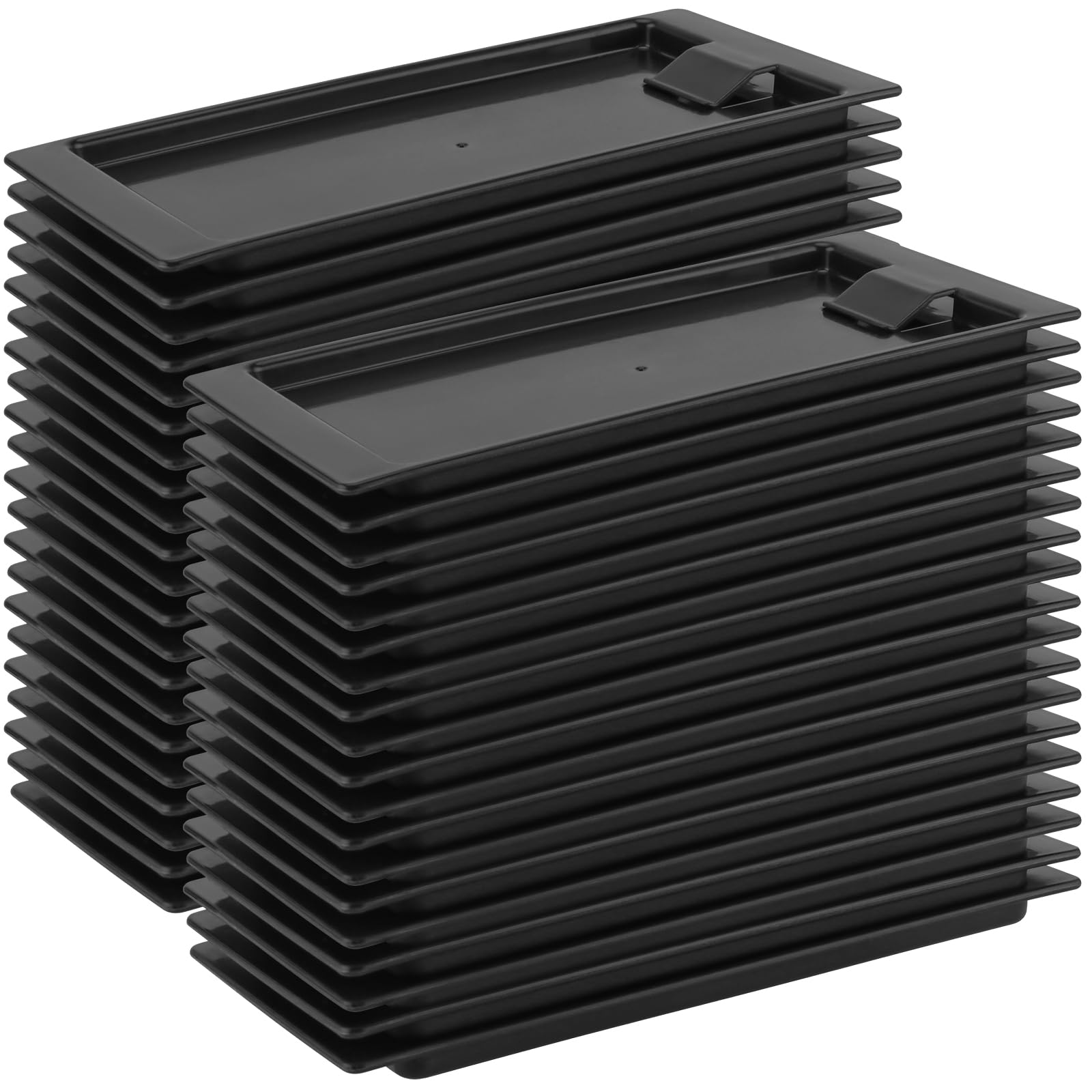 HAKZEON40 PCS Tip Trays for Restaurants, Check Holder Tip Trays, Black Check Tray, Guest Check Presenter Tray for Restaurants, Bars, Hotels, Dining