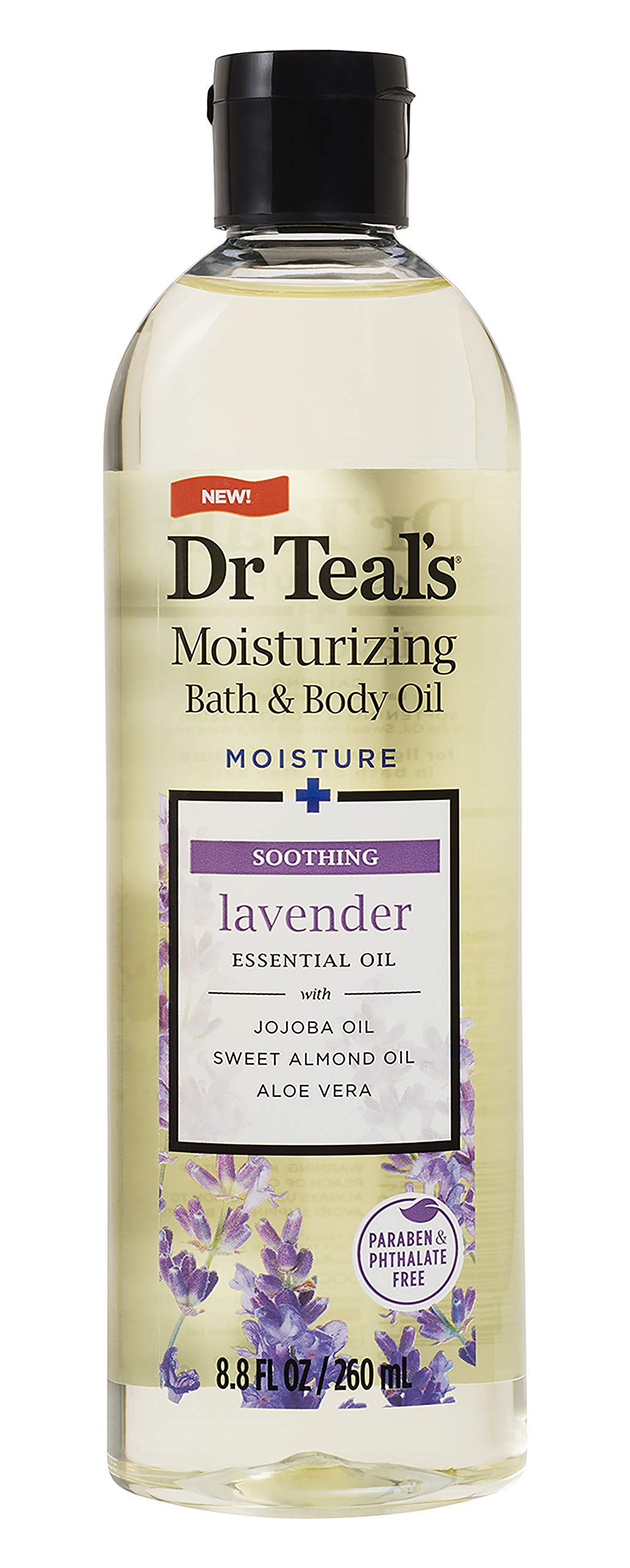 Dr Teal's Bath Additive Lavender Oil, 8.8 Ounce