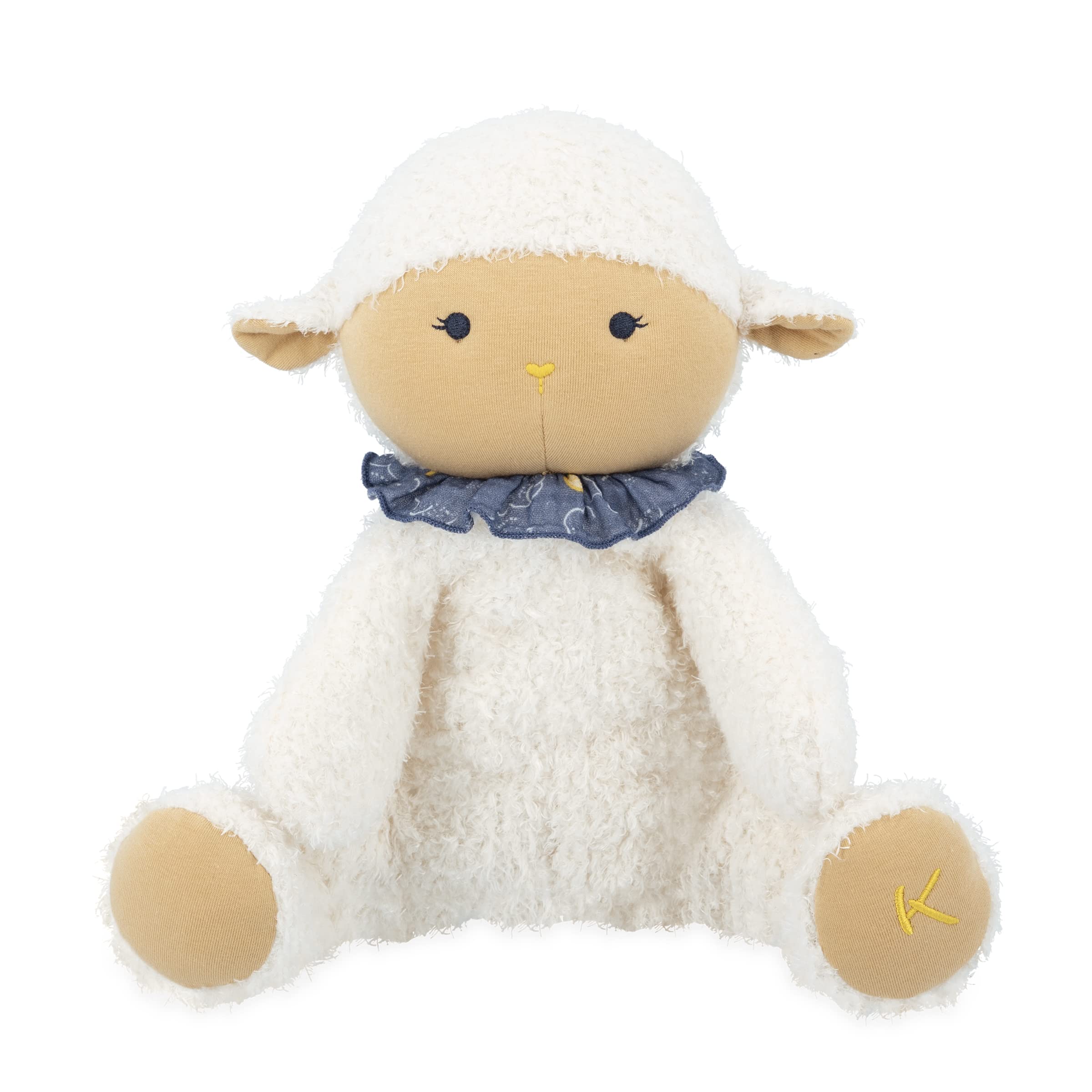 Kaloo - Doux Sommeil - White Sheep Soft Toy - Musical Plush - 6 Soothing Sounds to Put Baby to Sleep - Detects Tears - 25 cm - 0 Months +, K221003