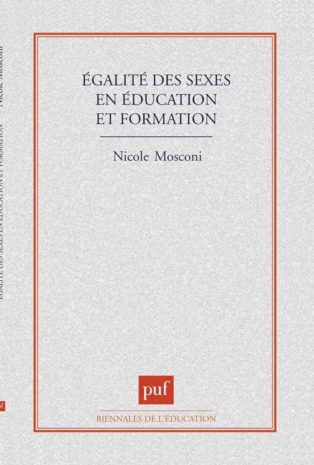 Égalité des sexes en éducation et formation