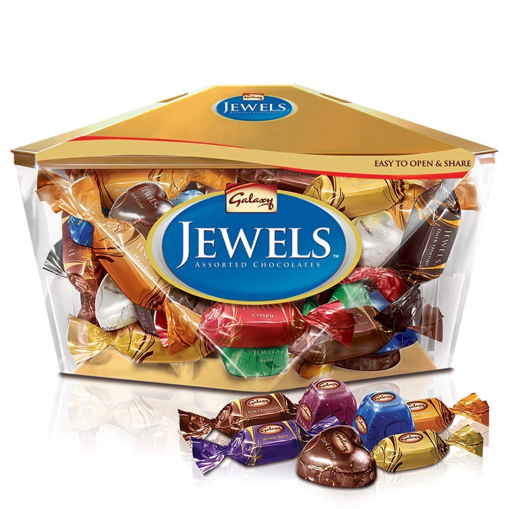 Galaxy Jewels, Assorted Chocolates, 200 Gram Box