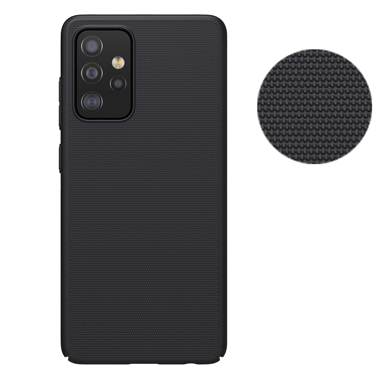 Mabende Premium Frosted Case Compatible with Samsung Galaxy A52 5G,Anti-slip and Fingerprint-proof Protective Cover for Galaxy A52 (Matte Black)