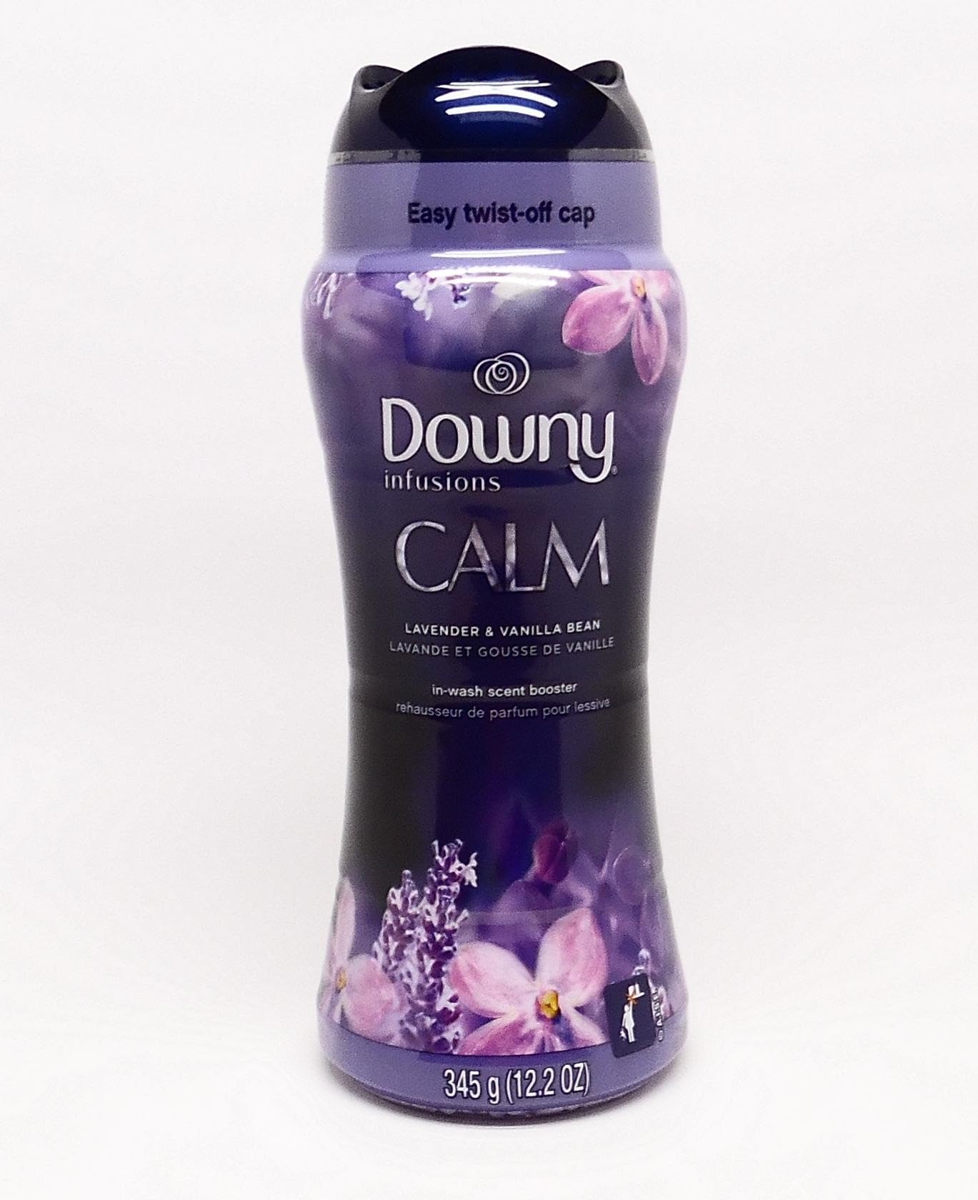 DownyInfusions In-Wash Laundry Scent Booster Beads, CALM, Soothing Lavender and Vanilla Bean, 12.2 oz