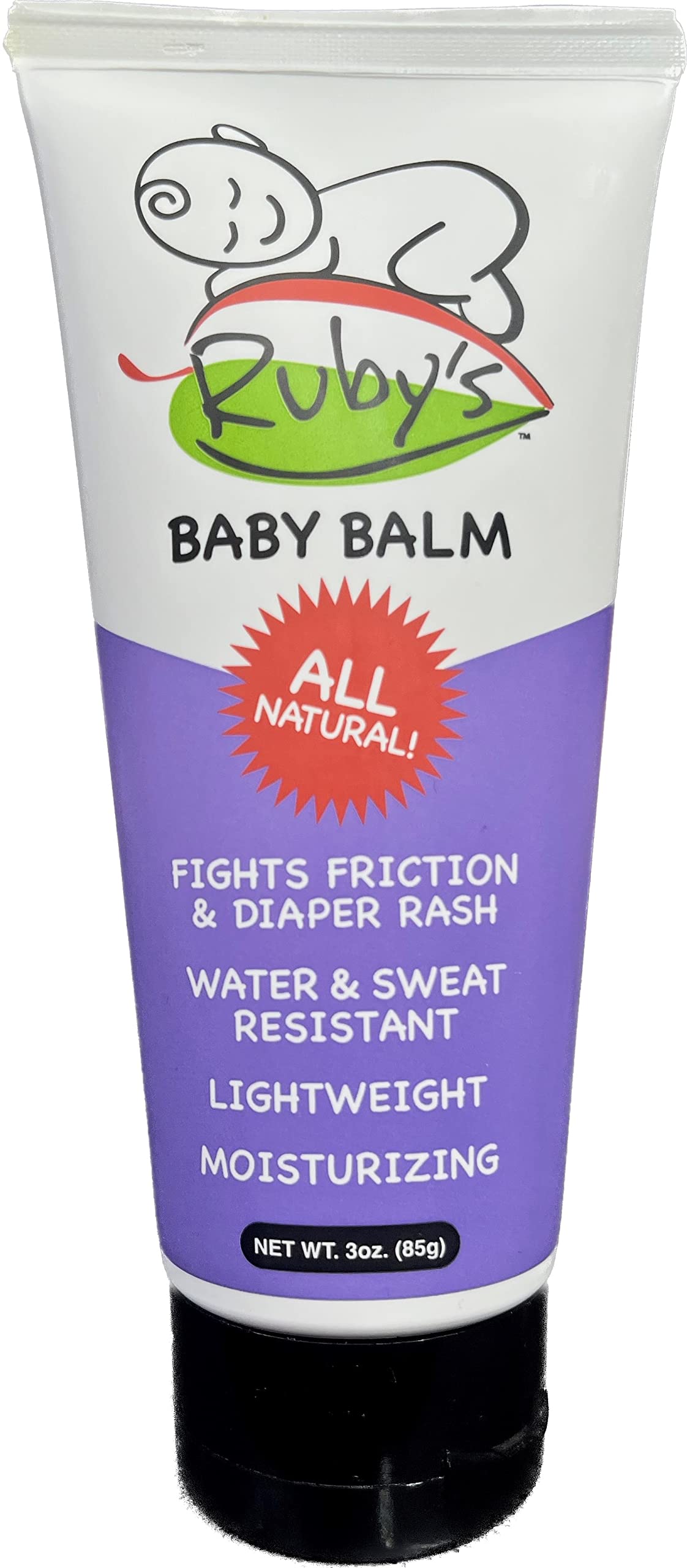 Rubys Baby Balm | All Natural | Recommended by Mothers | Works on Diaper Rash, Cradle Cap, Dry Skin, Eczema | Made With Calendula oil | Petroleum Free